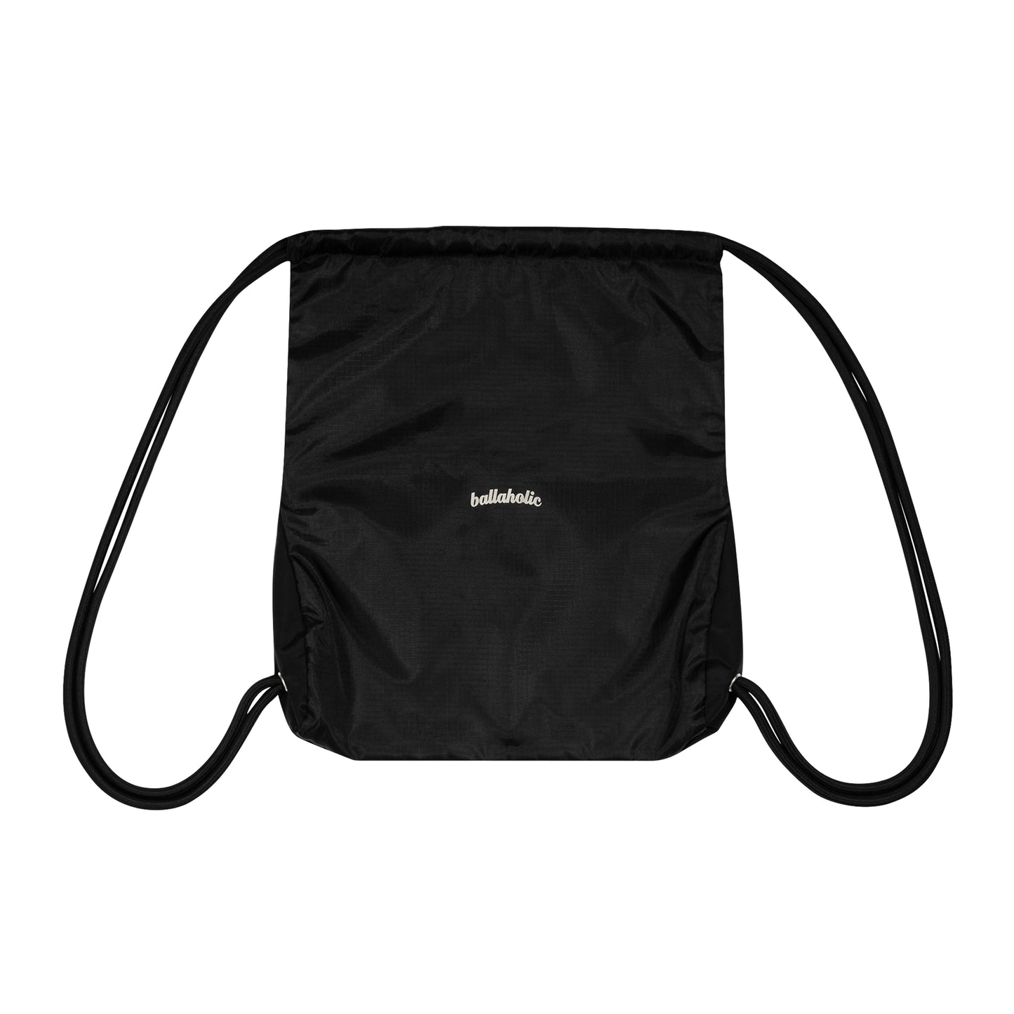 Logo Zip Pocket Gymsack (black)