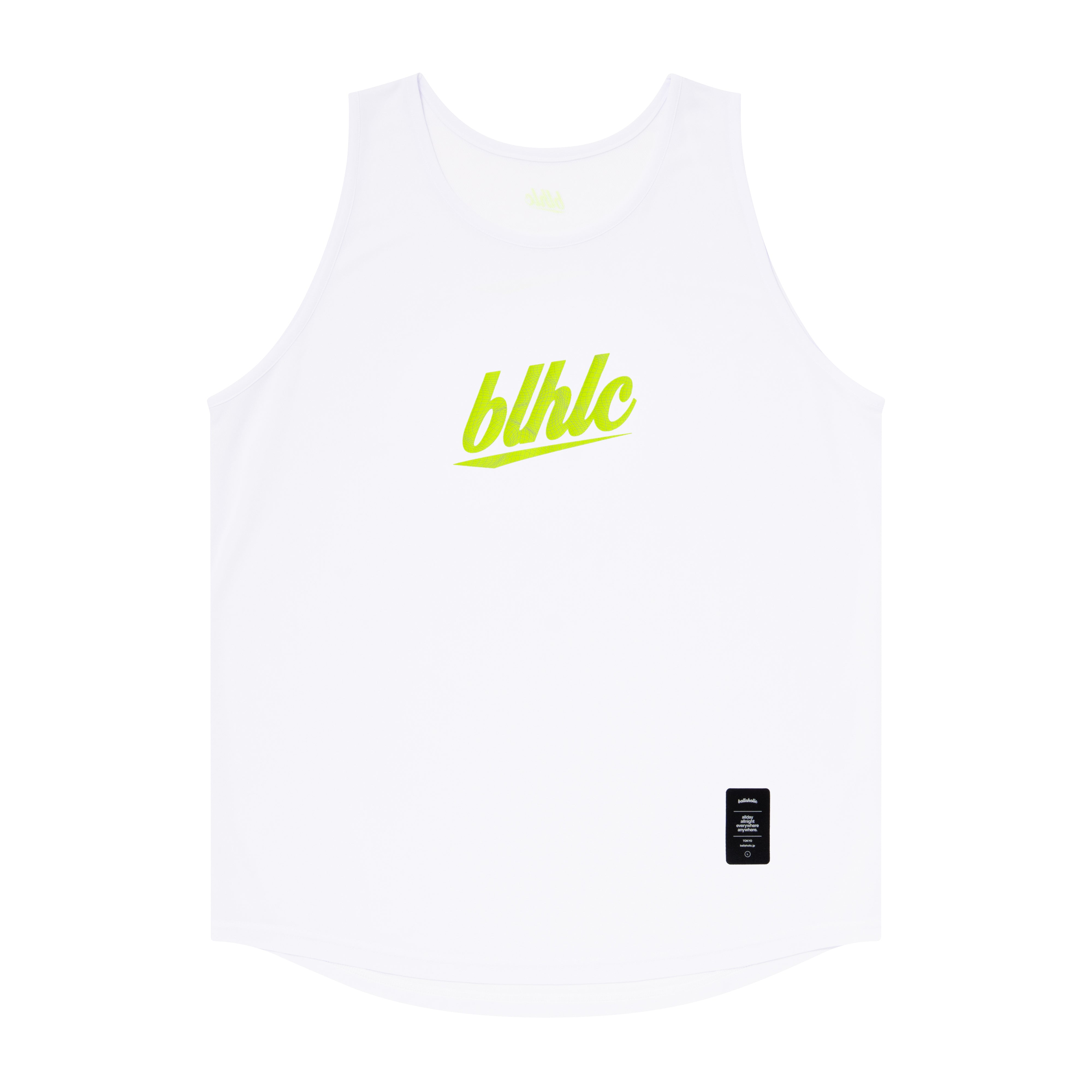 3D-Net blhlc Tank Top (white/lime/gray) – ballaholicオンラインショップ