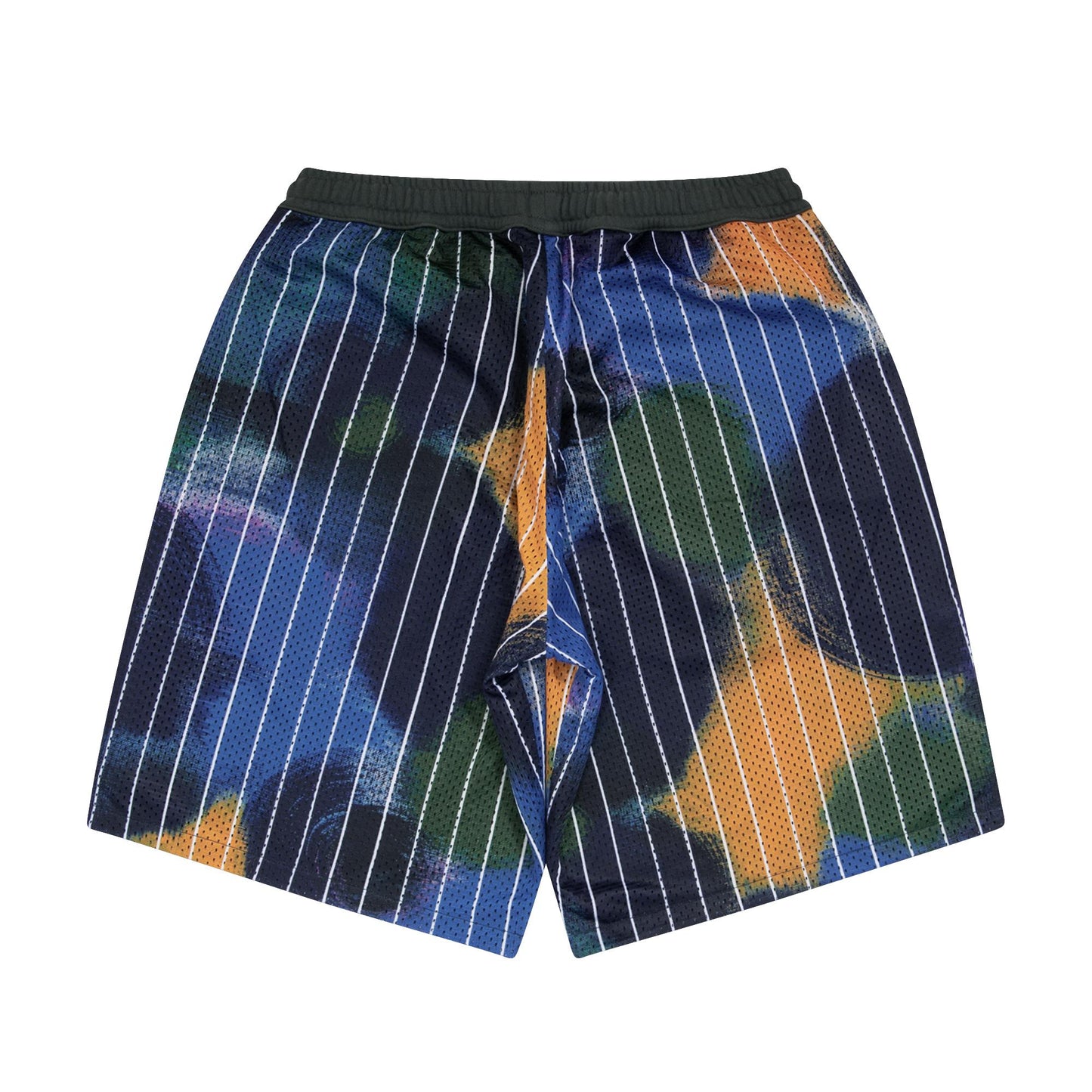 LEEGET × ballaholic Reversible Painter Sweat Shorts -FLUID MOVE- (dark green)