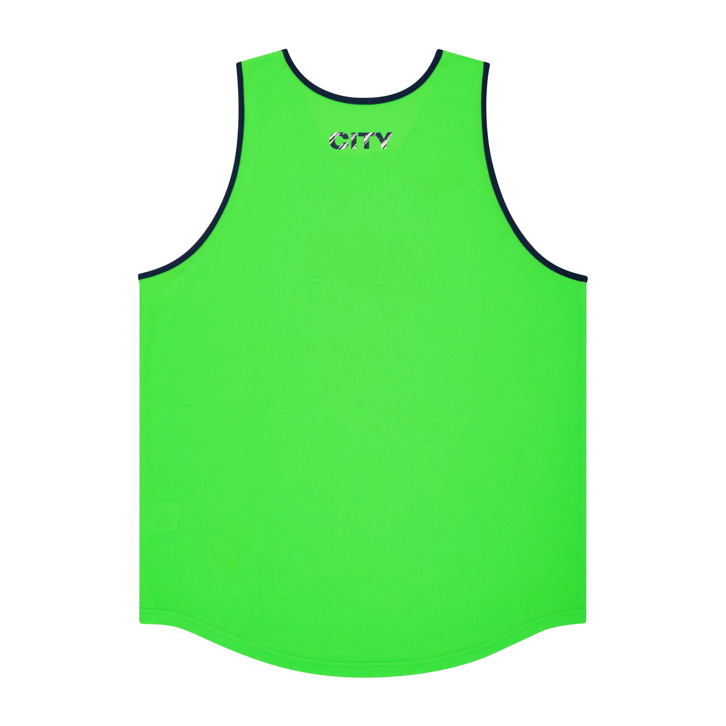 The Neighborhood Classic Tank Top (lime green/navy)