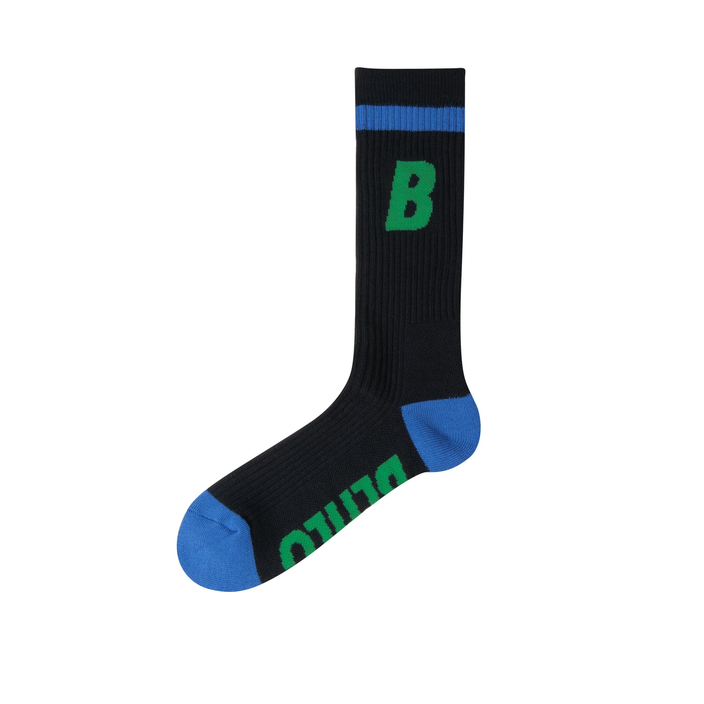 B Socks (black/green/blue)