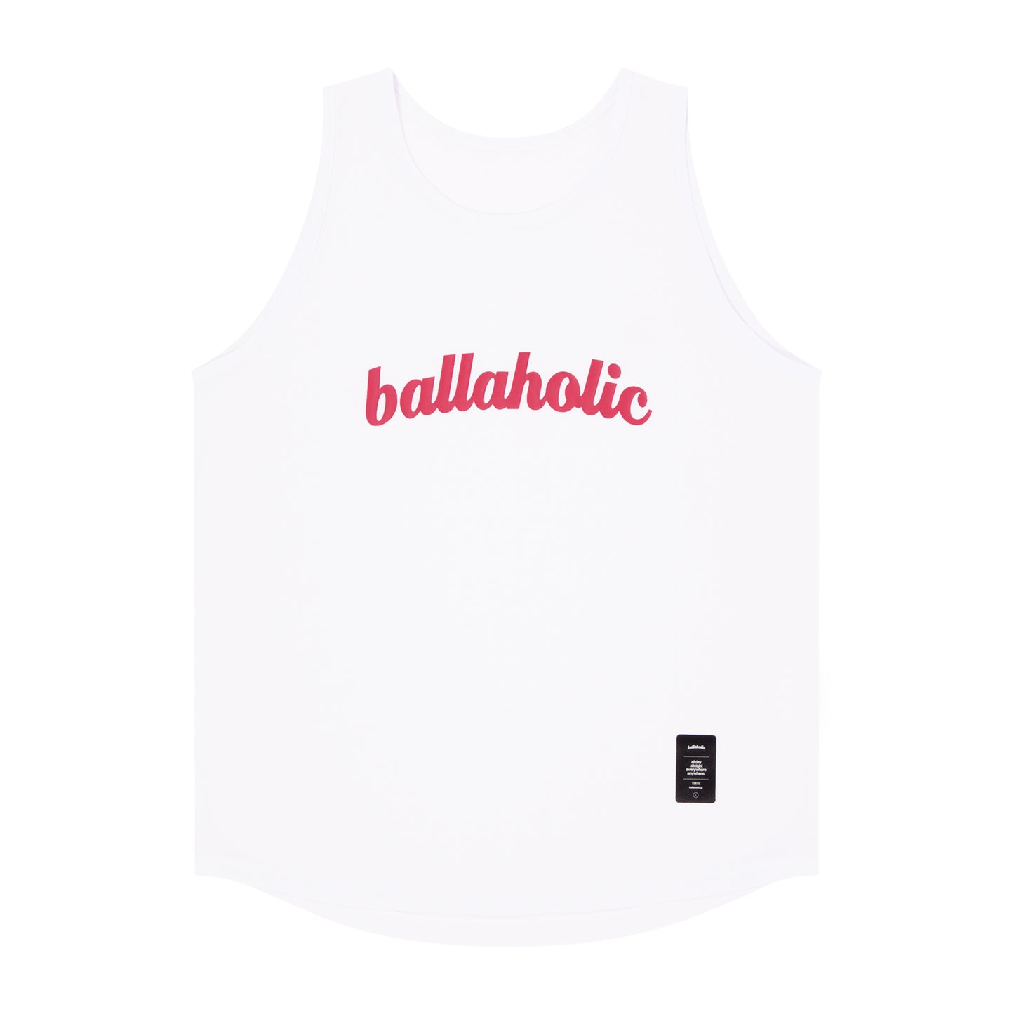 Logo Tank Top (white/raspberry)