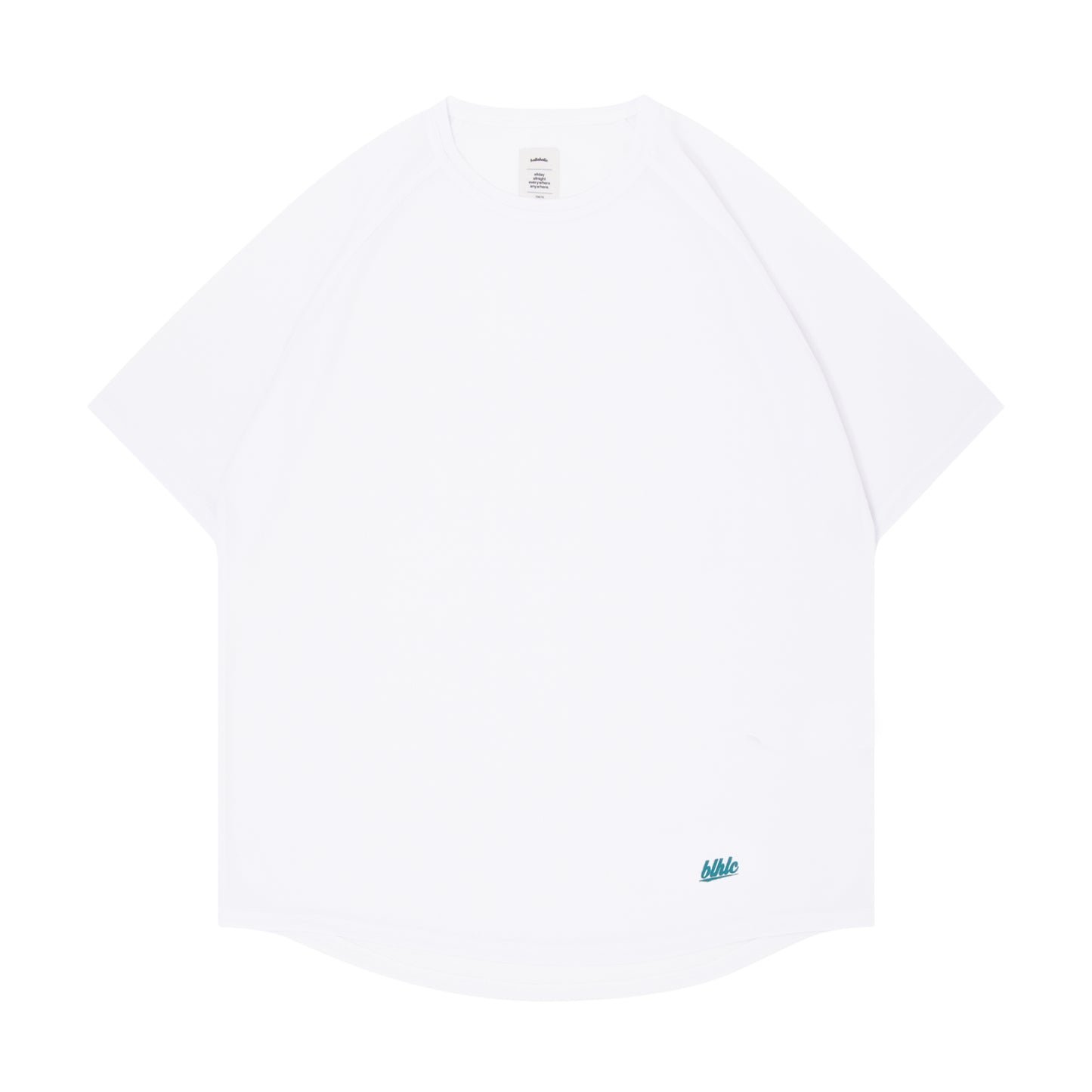 blhlc Back Print Cool Tee (white/water blue mosaic)