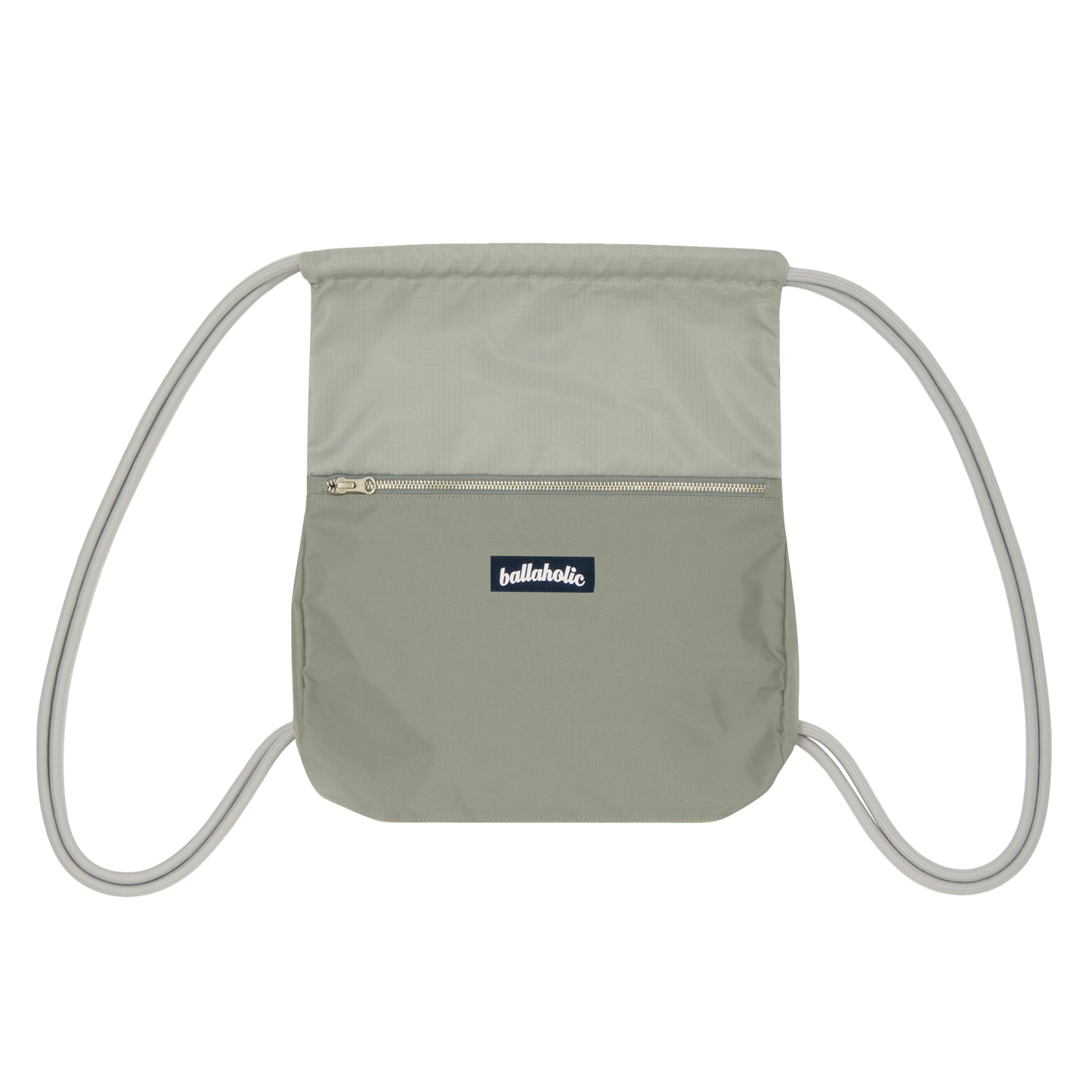 Logo Zip Pocket Gymsack (gray)