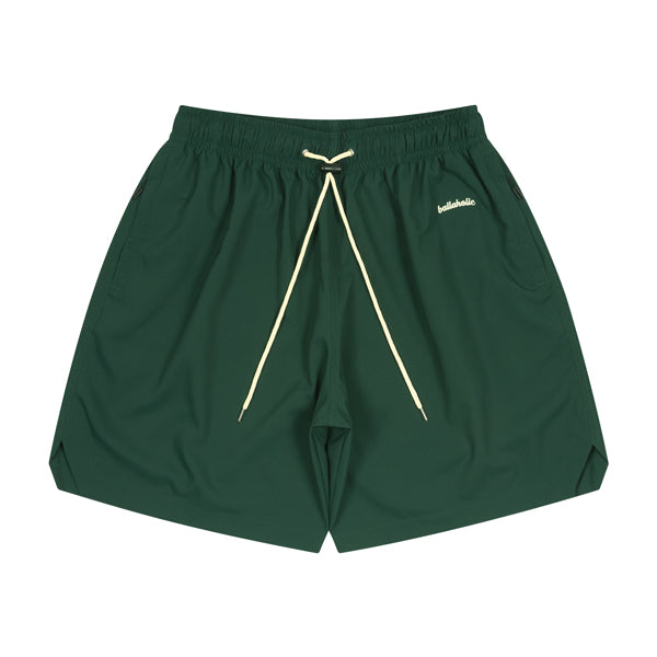 Logo Anywhere Zip Shorts (dark green) – ballaholicオンラインショップ