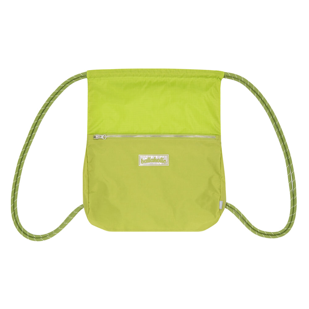 Logo Zip Pocket Gymsack (lime)