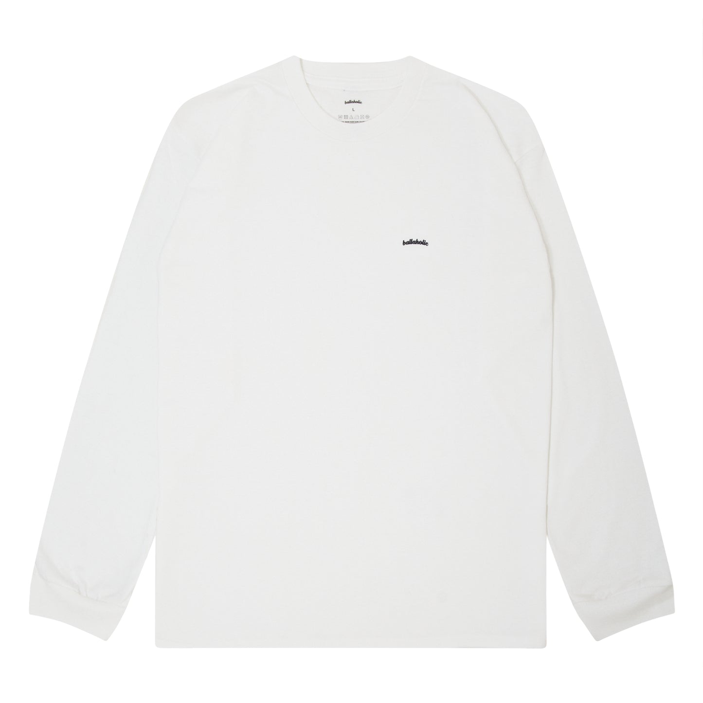 Micro Logo Long Tee (white)