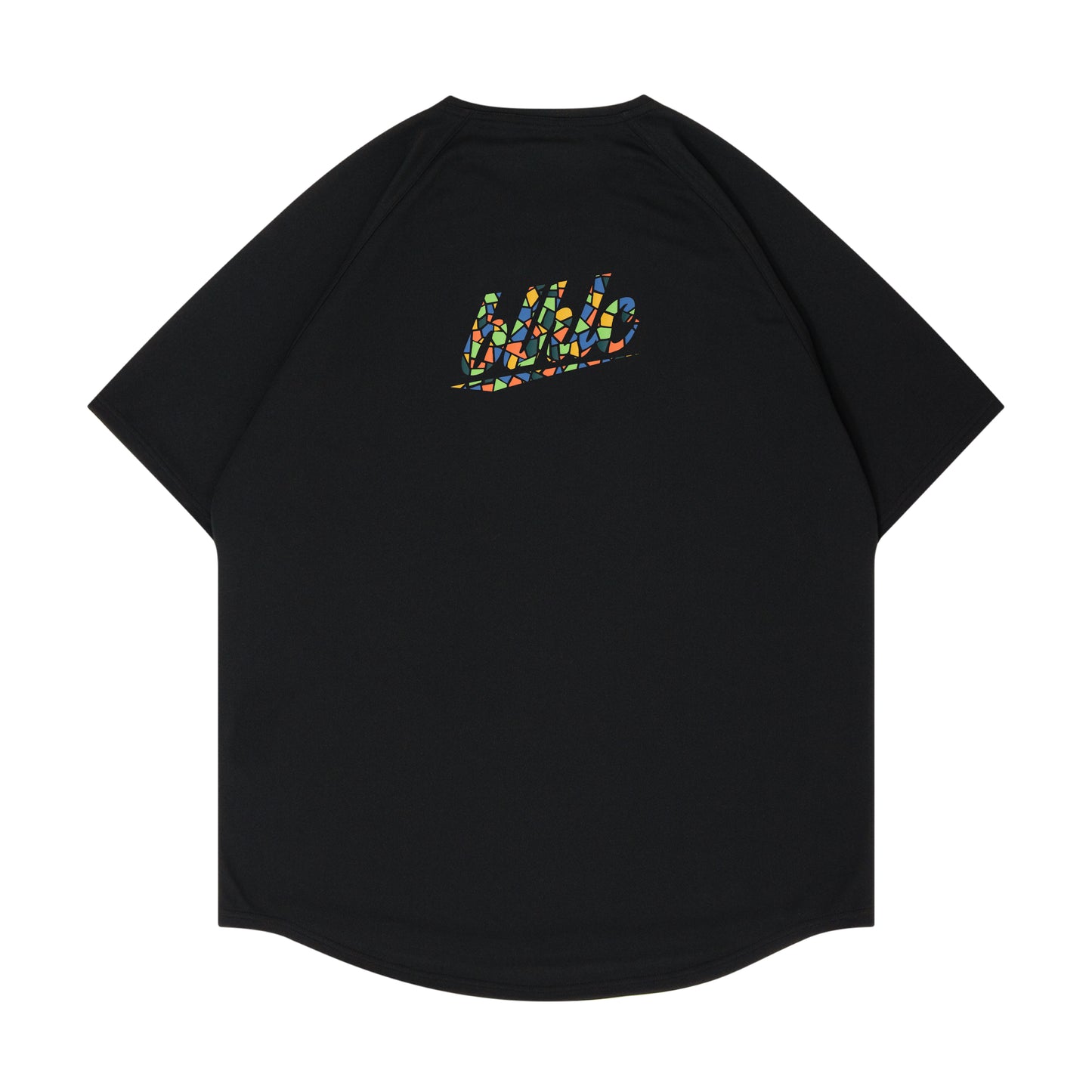 blhlc Back Print Cool Tee (black/fresh green mosaic)