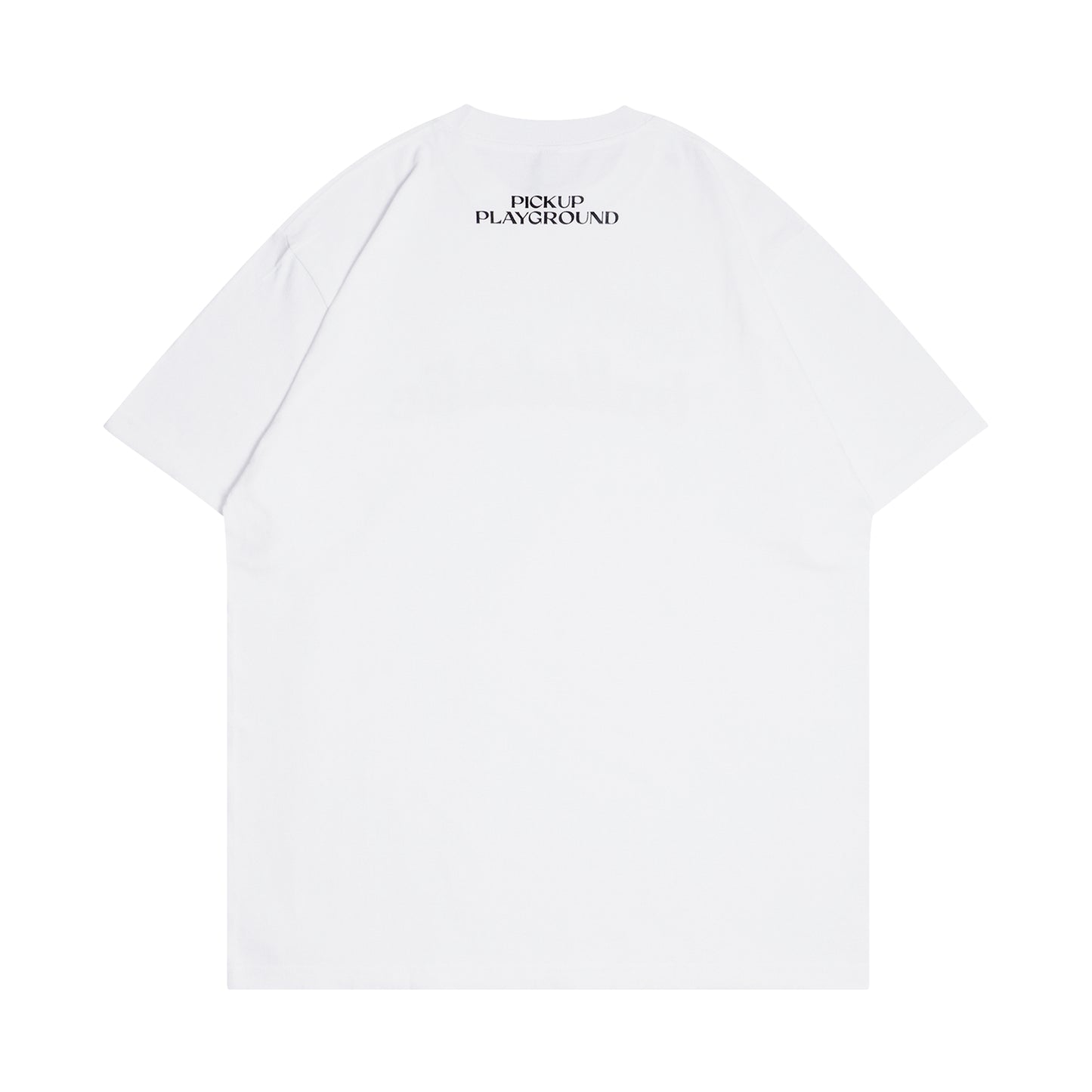 Logo Tee -PICK UP PLAYGROUND- (white)