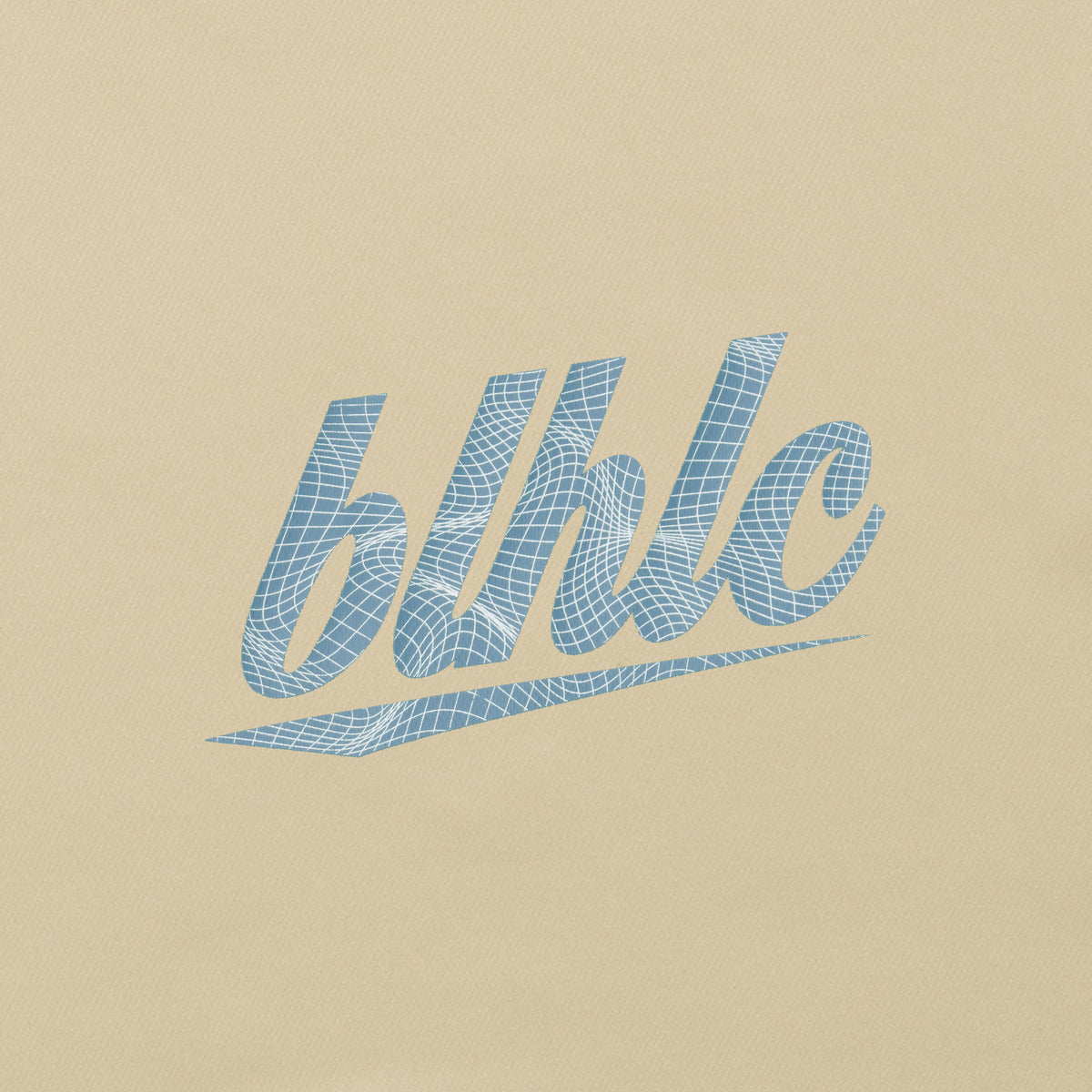 3D-Net blhlc Back Print Cool Tee (oatmeal/mosaic blue/white)