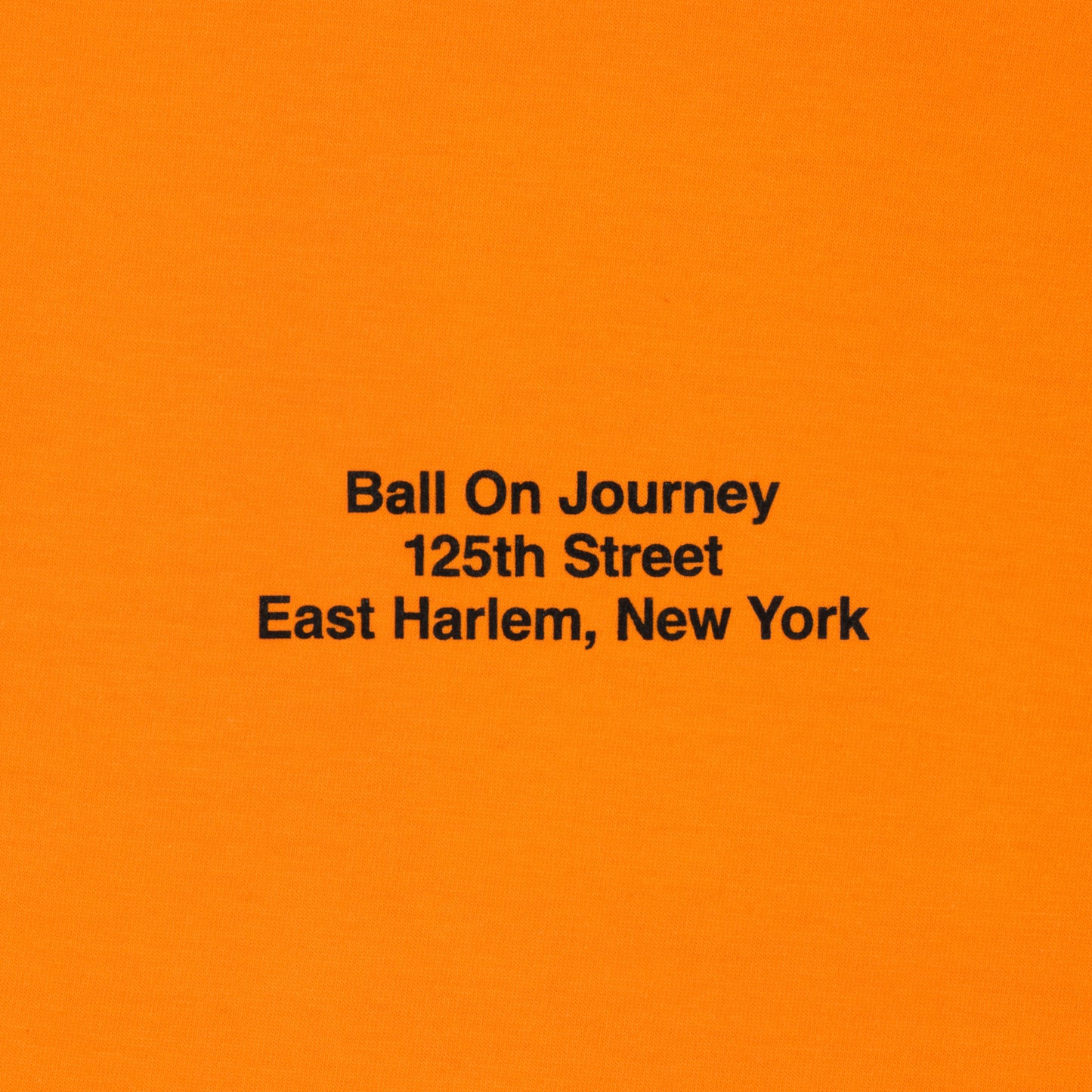 Photo Tee -BOJ 125th Street- (orange)