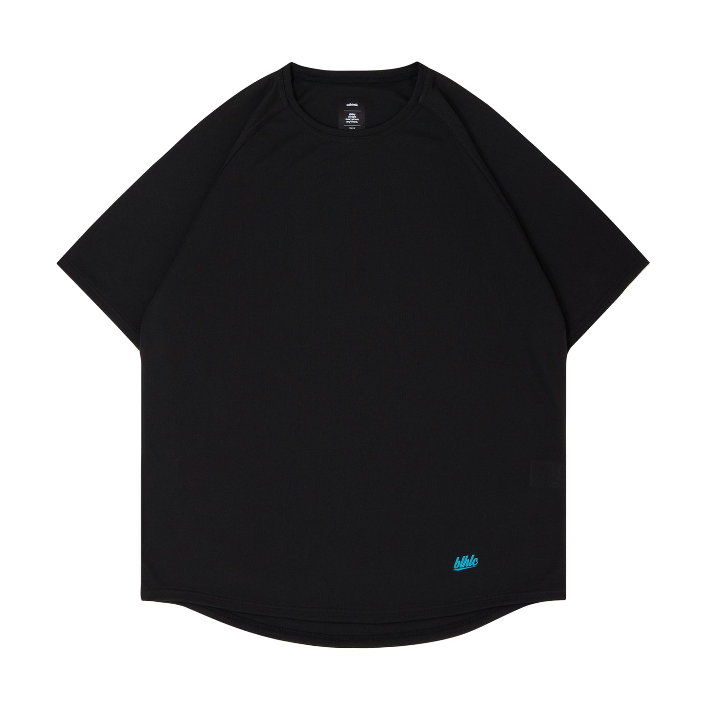 blhlc Back Print Cool Tee (black/water blue mosaic)