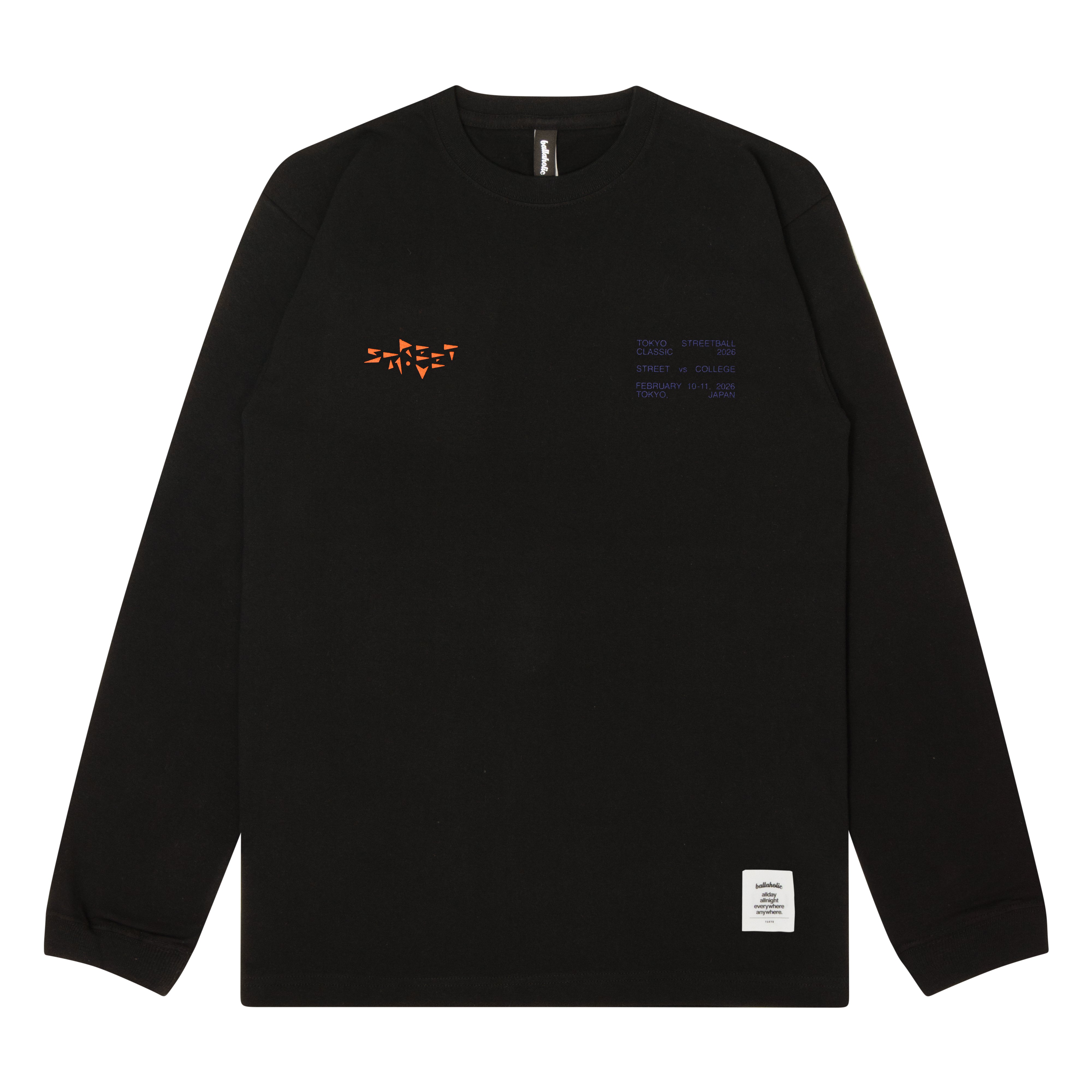 STREETMOVE-TSC Long Tee (black) – ballaholicオンラインショップ