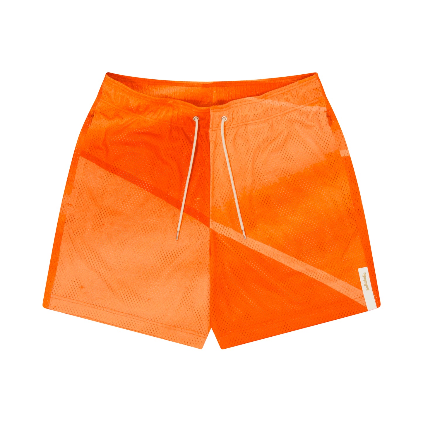 Courtline Zip Mesh Shorts (orange)