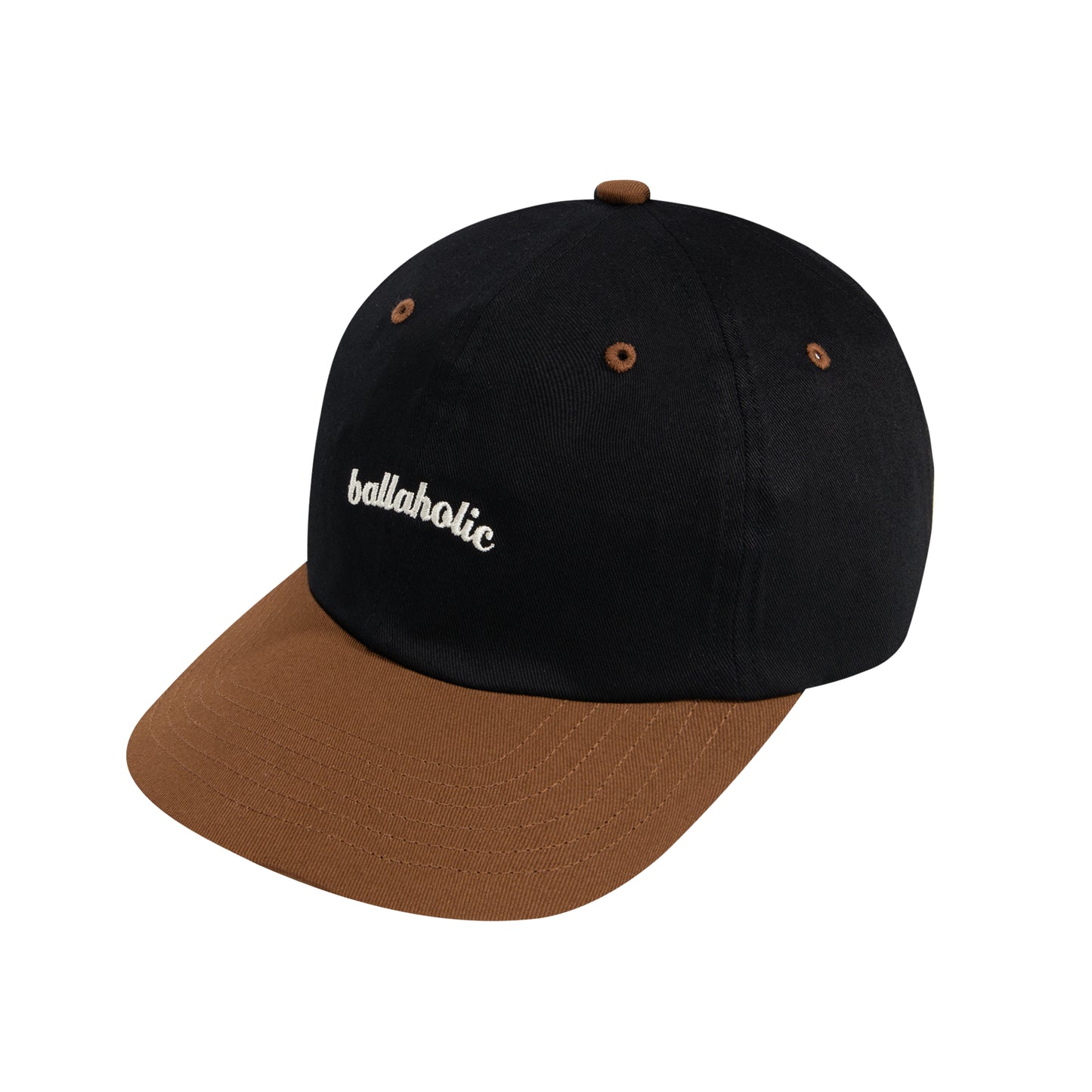 Logo 6P Cap (black/brown)