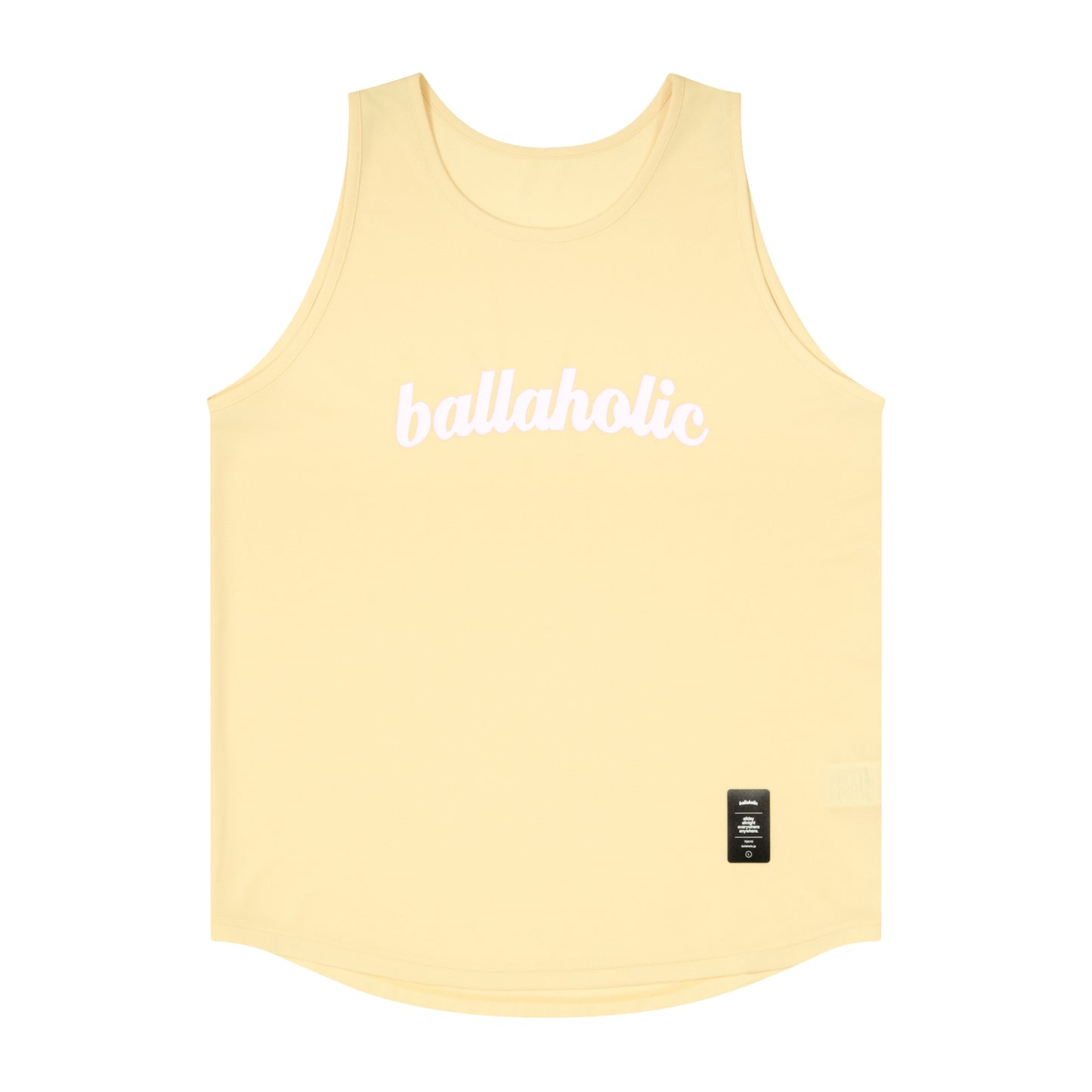 Logo Tank Top (lemon ice/white)