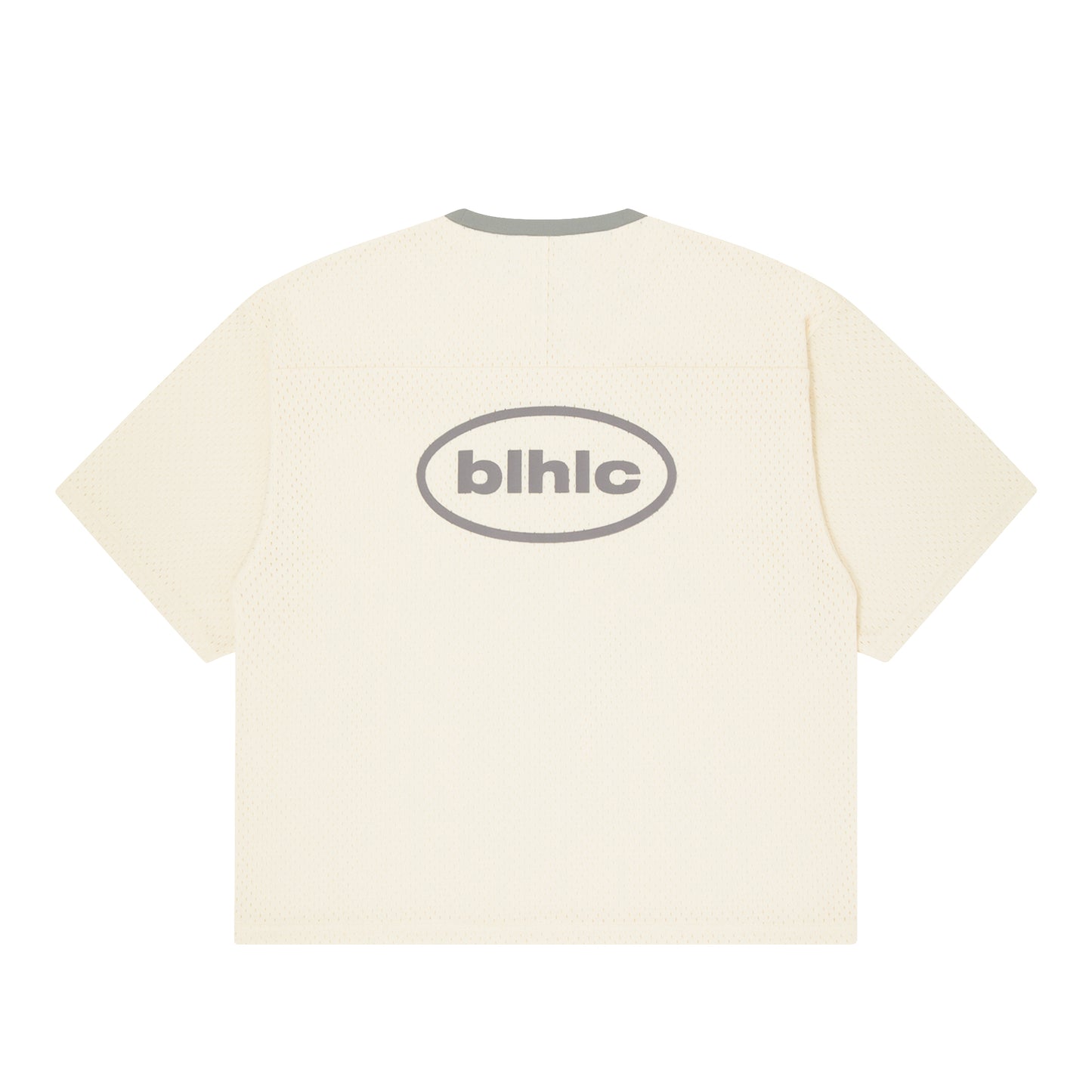 blhlc Oval Logo Mesh Tee (ivory)