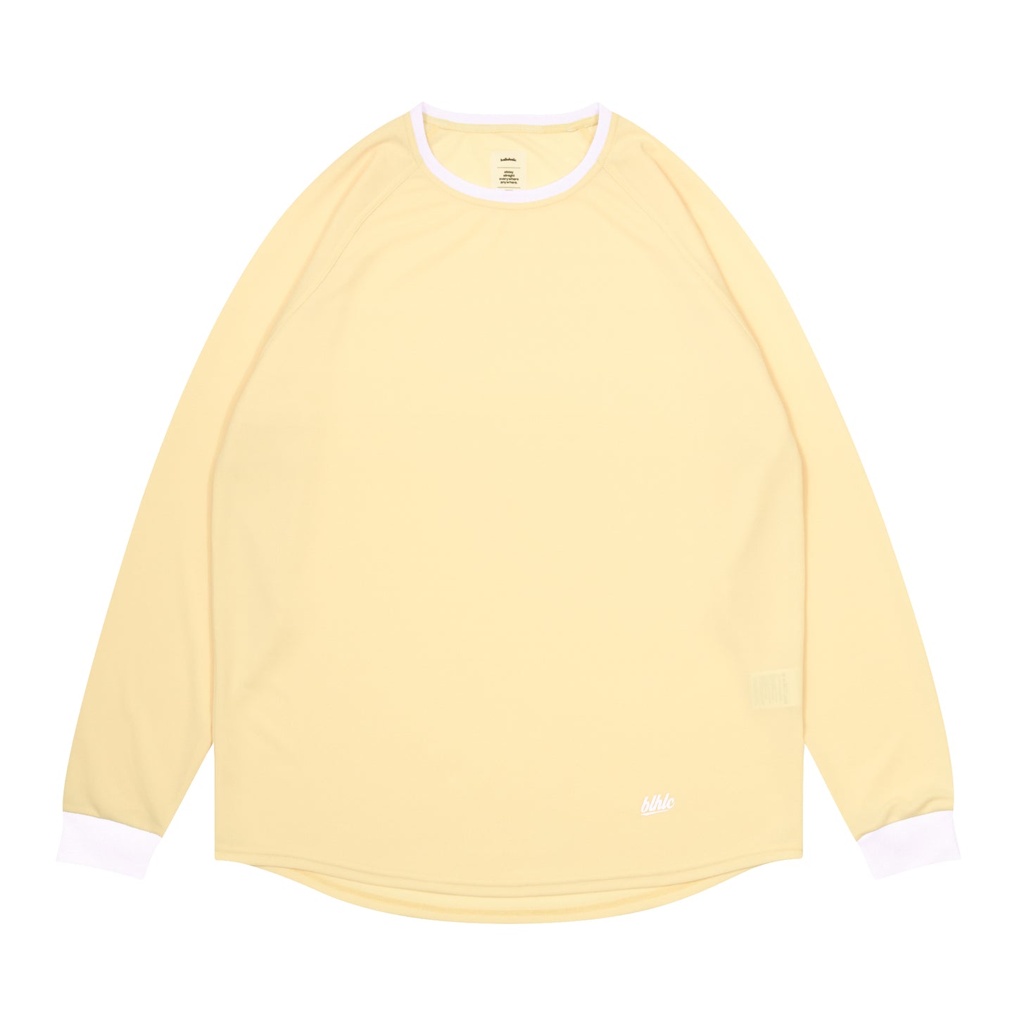 blhlc Cool Long Tee (lemon ice/white)