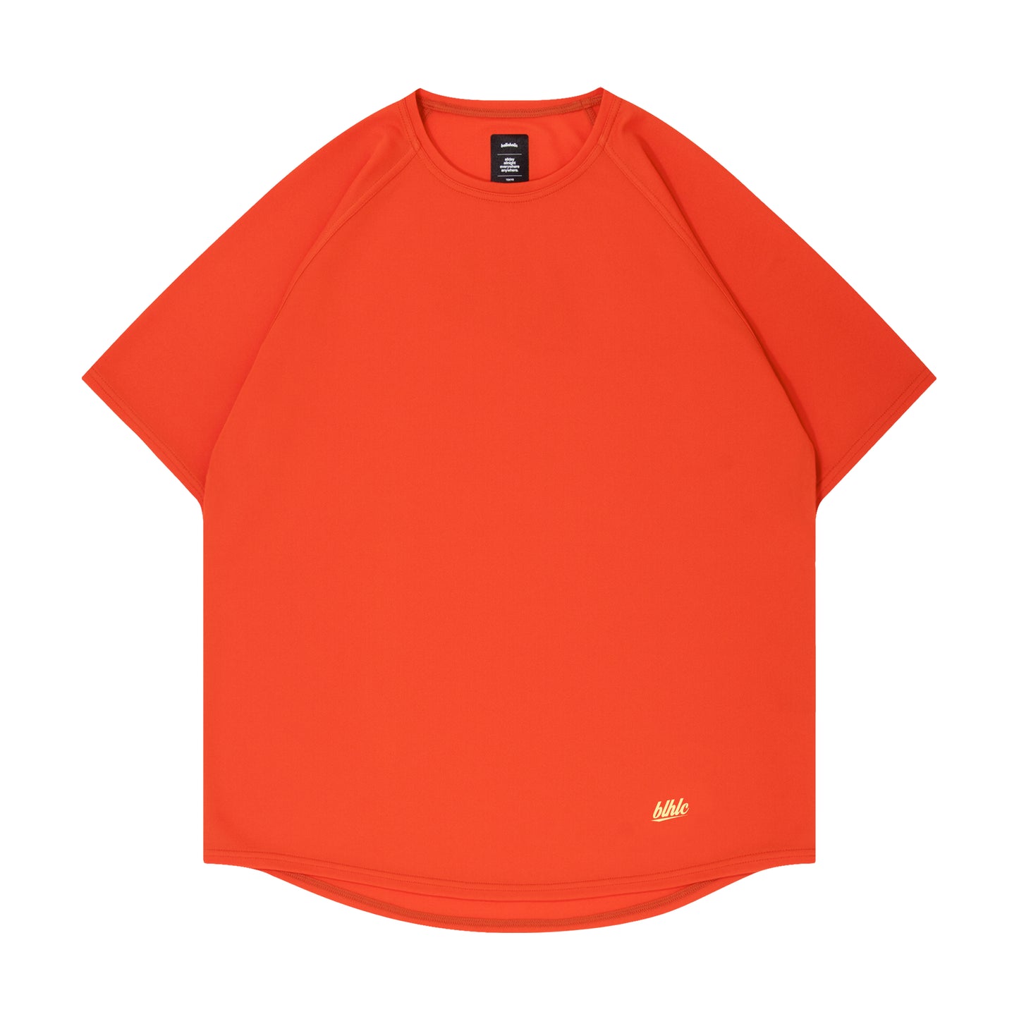 blhlc Back Print Cool Tee (orange red/lime cream)