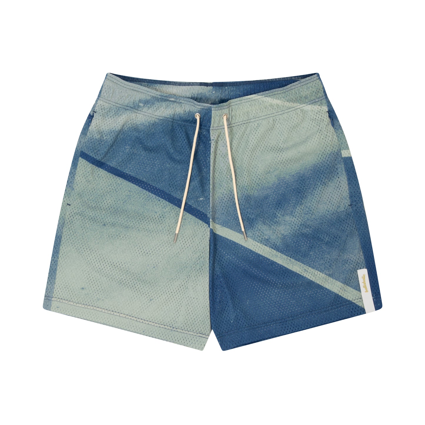 Courtline Zip Mesh Shorts (blue)
