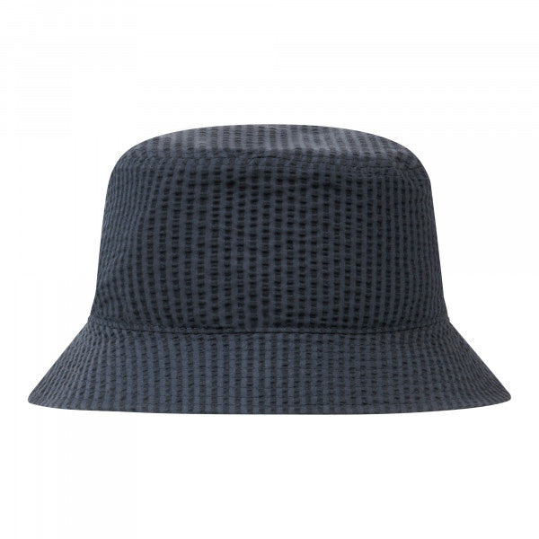 Seersucker Bucket Hat (navy)