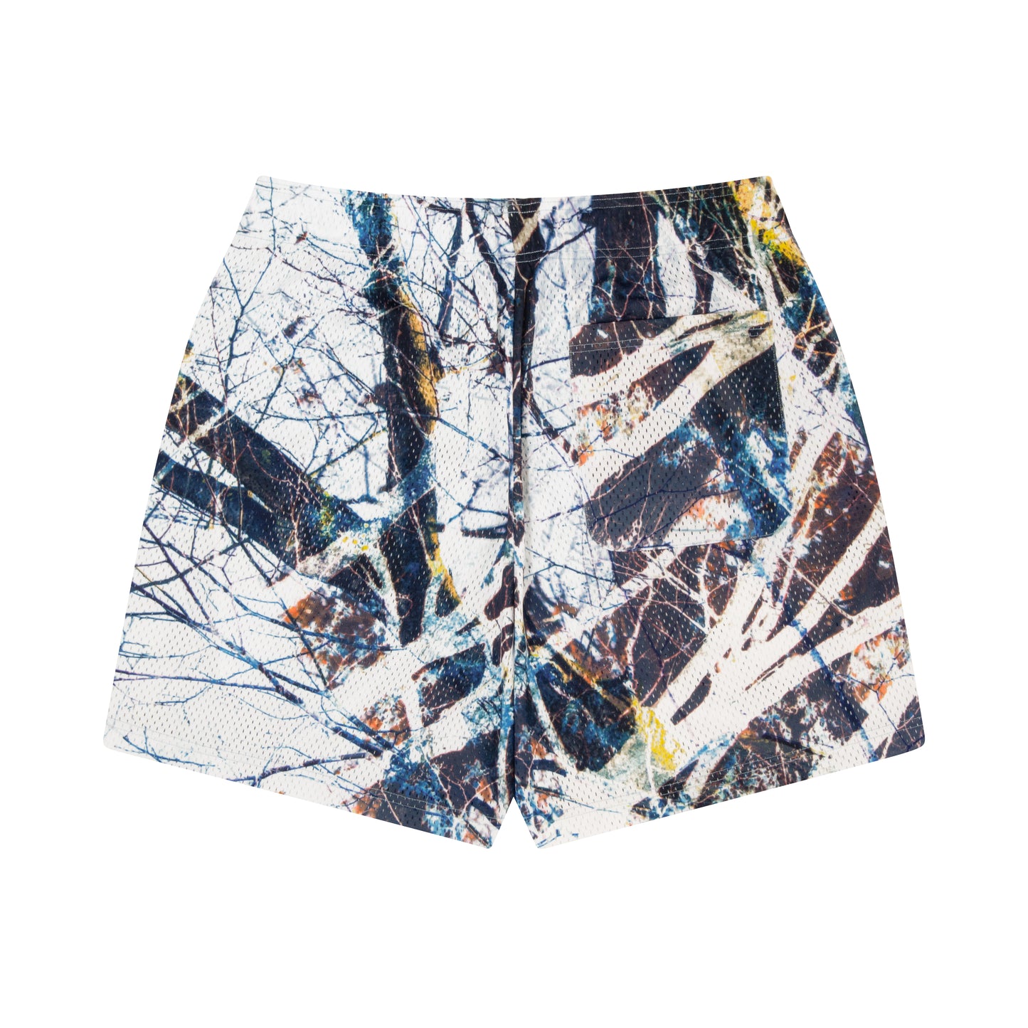 Tree Camo Mesh Zip Shorts (yoyogi)