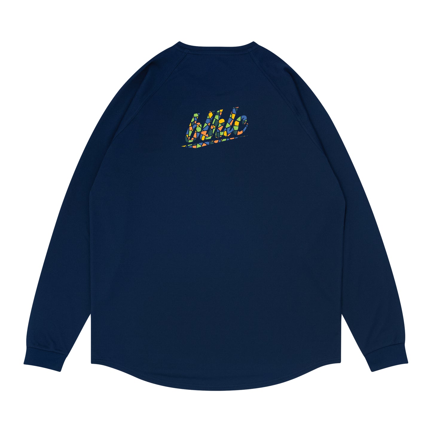 blhlc Back Print Cool Long Tee (navy/fresh green mosaic)