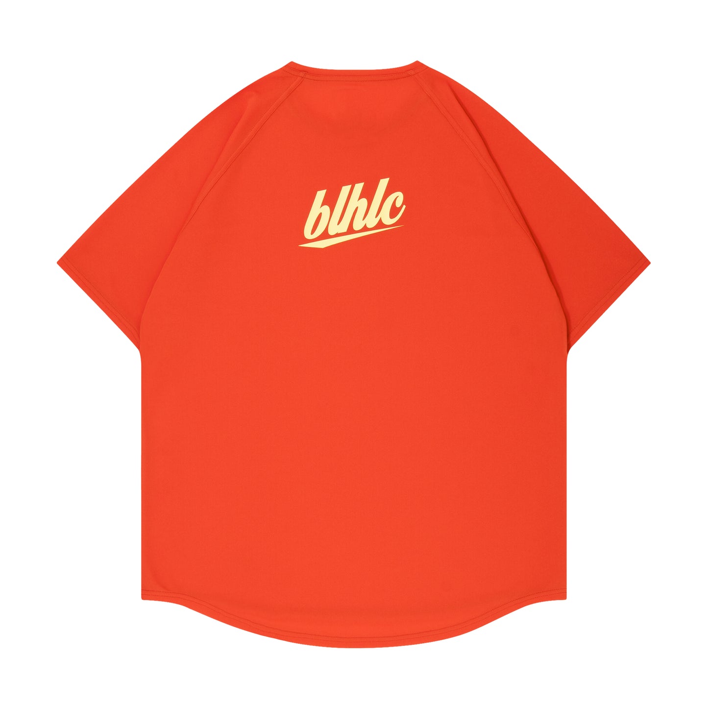 blhlc Back Print Cool Tee (orange red/lime cream)