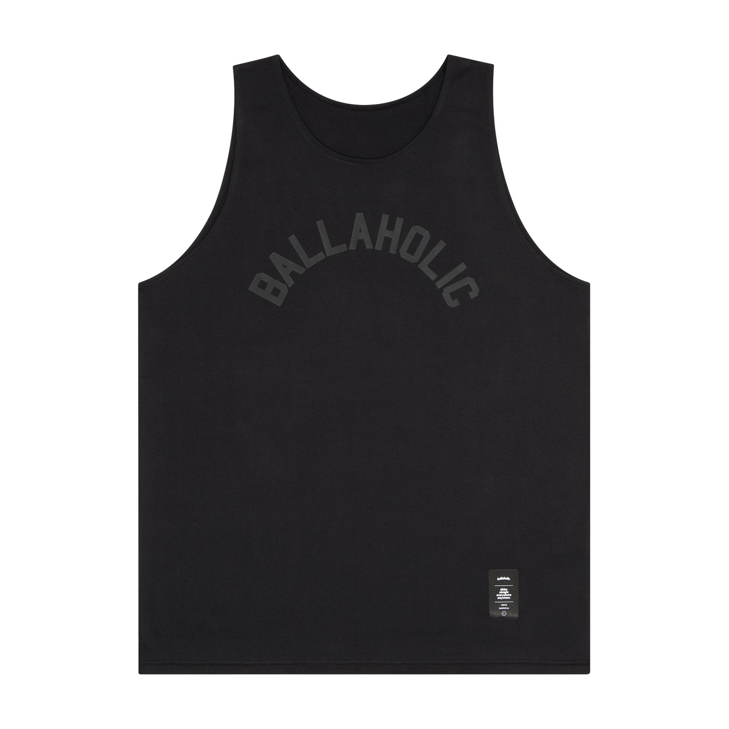 BALLAHOLIC Cotton Tank Top (black/black)