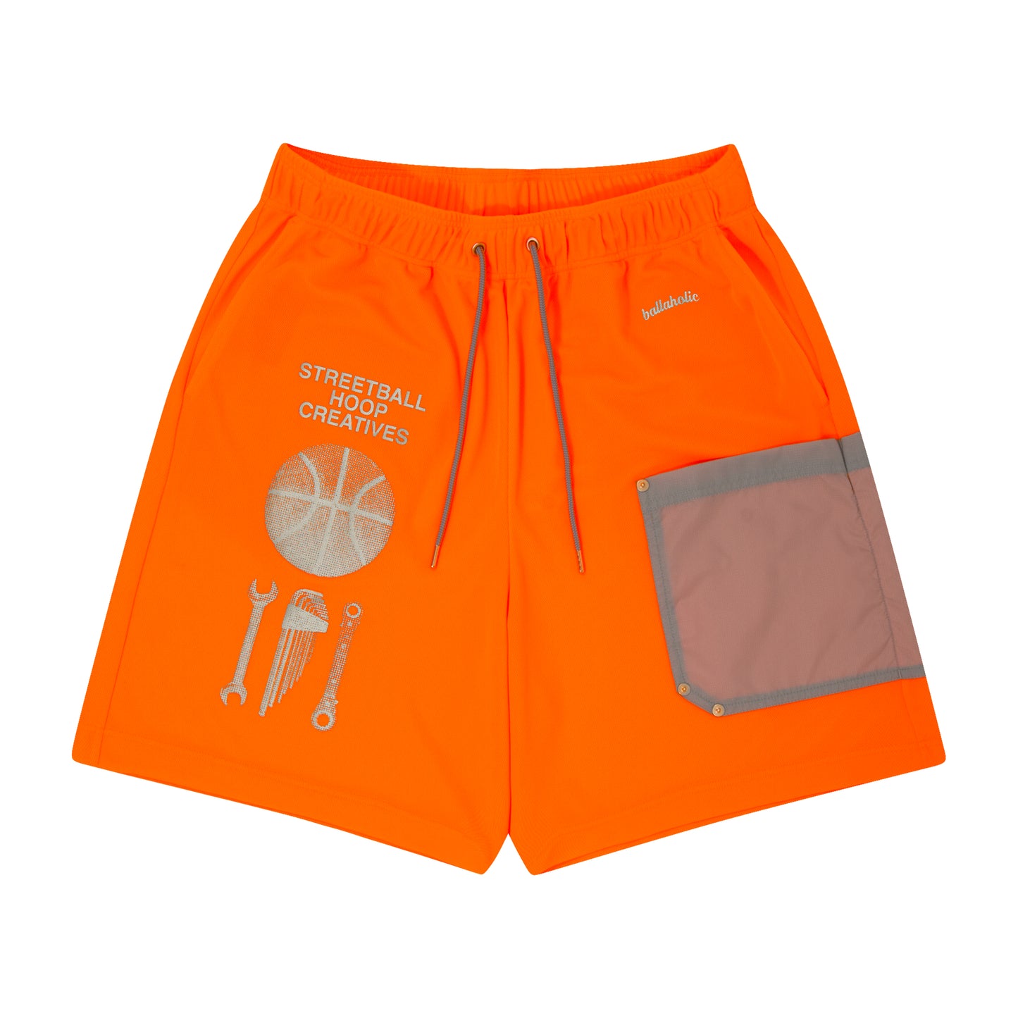 SHC Tool Pocket Shorts (neon orange)