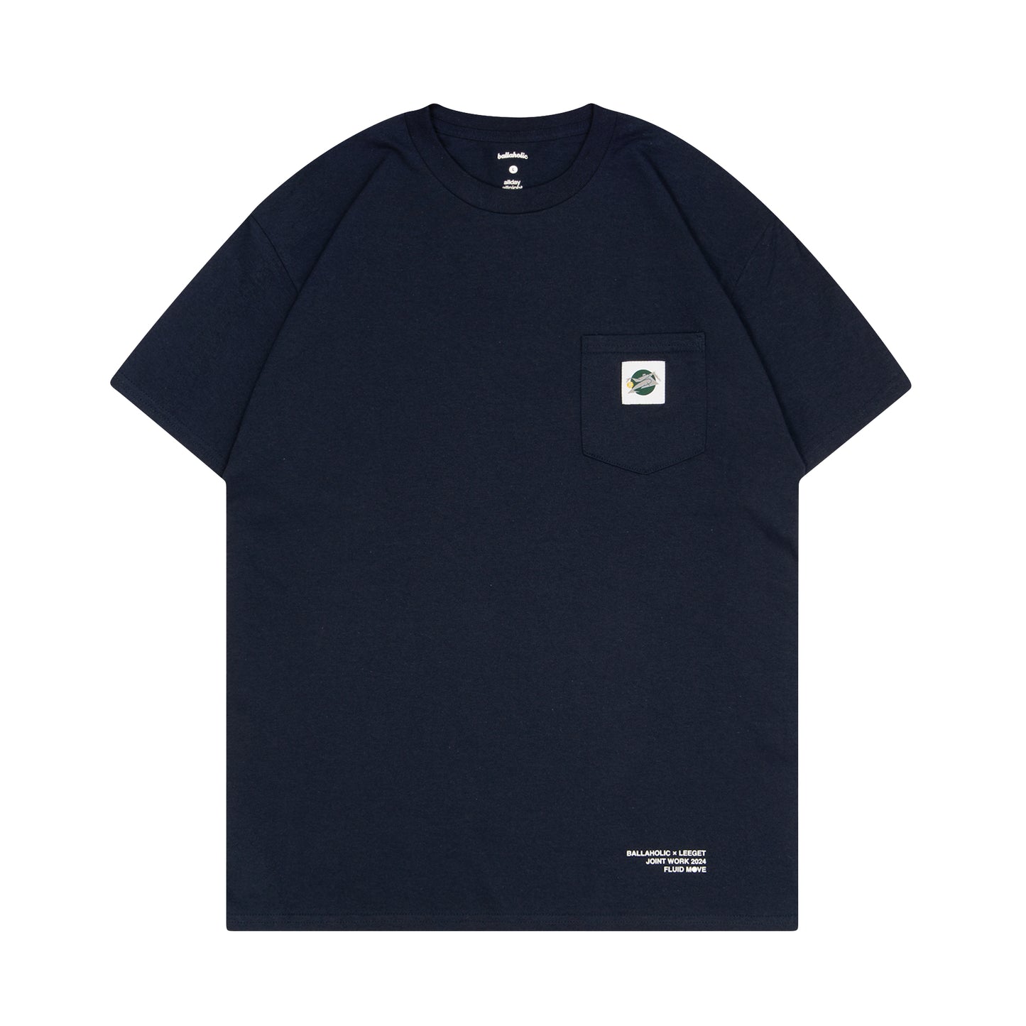 LEEGET × ballaholic Pocket Tee (navy)