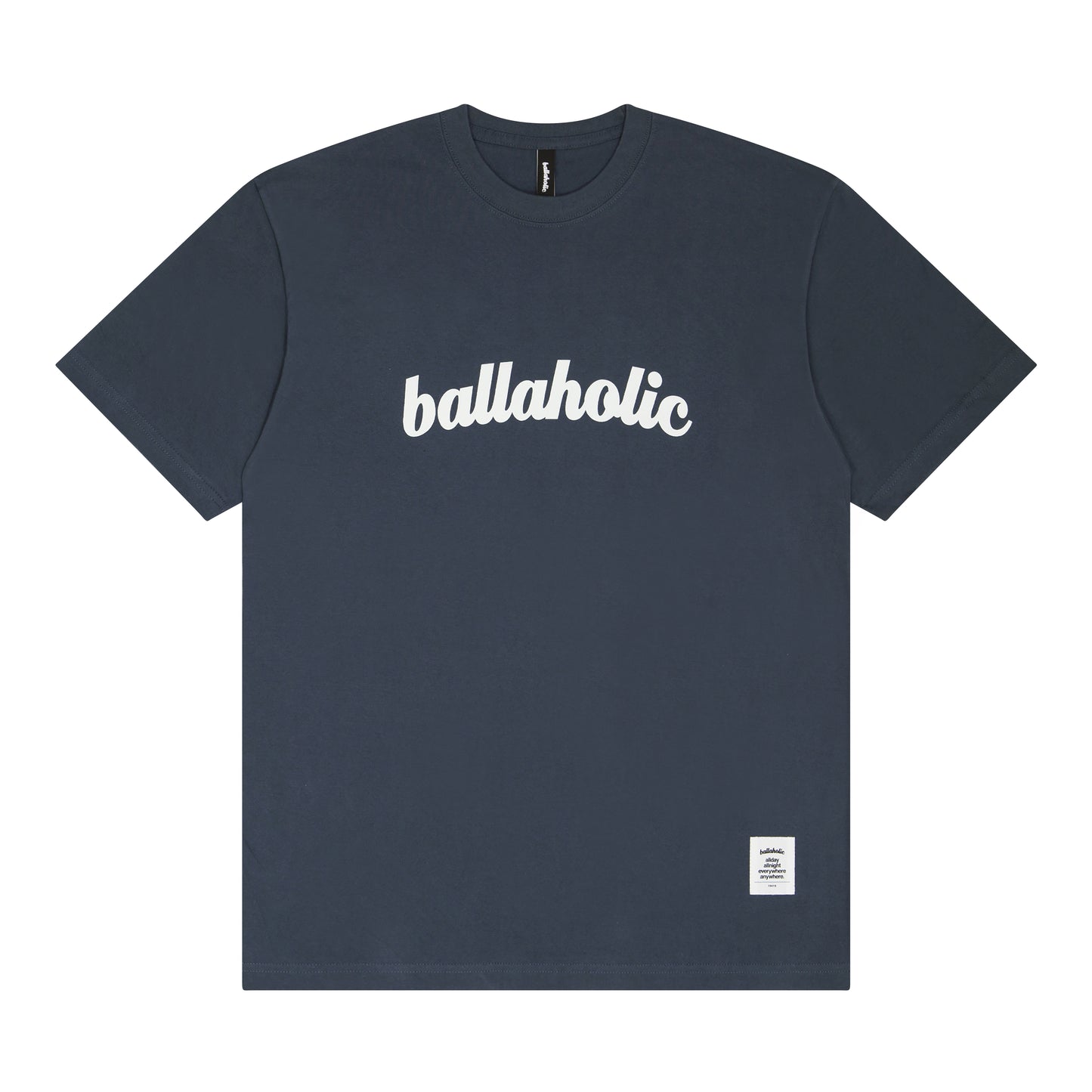 Logo Tee (hazy navy/white)
