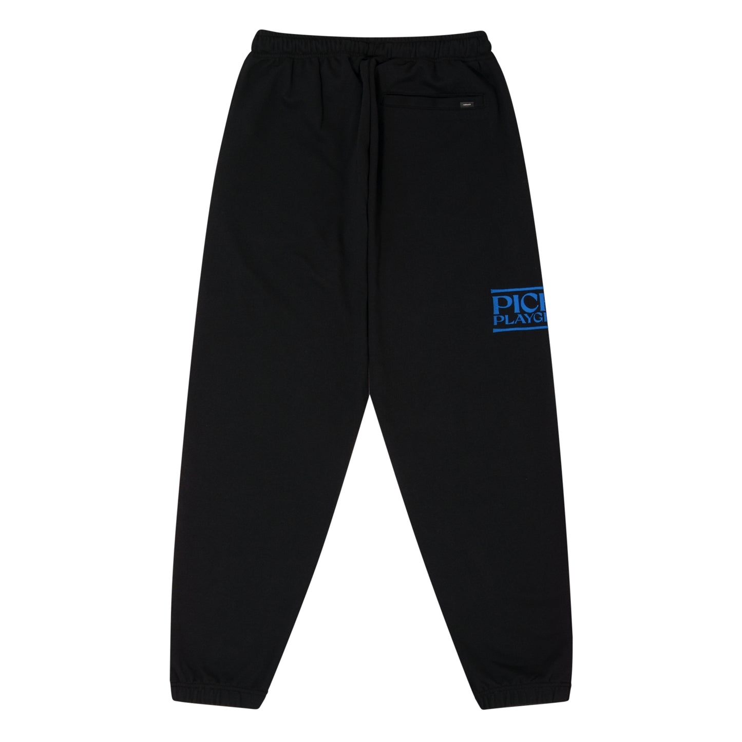 Logo Sweat Pants -PICK UP PLAYGROUND- (black/blue)