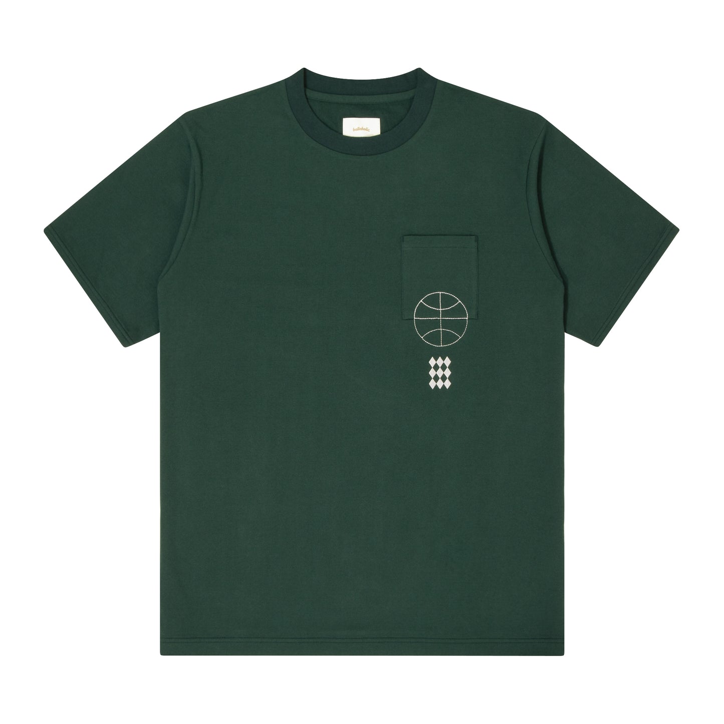 Paint Pocket Tee (dark green)