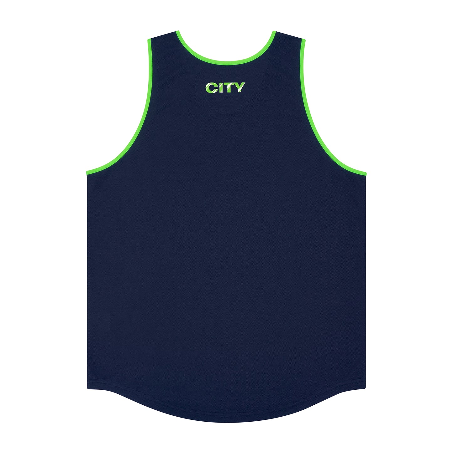 The Neighborhood Classic Tank Top (navy/lime green)