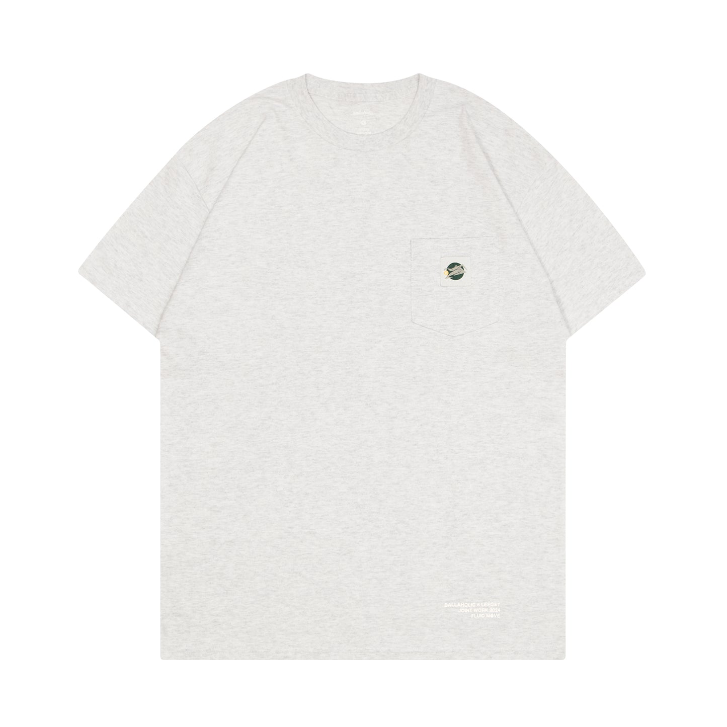 LEEGET × ballaholic Pocket Tee (ash)