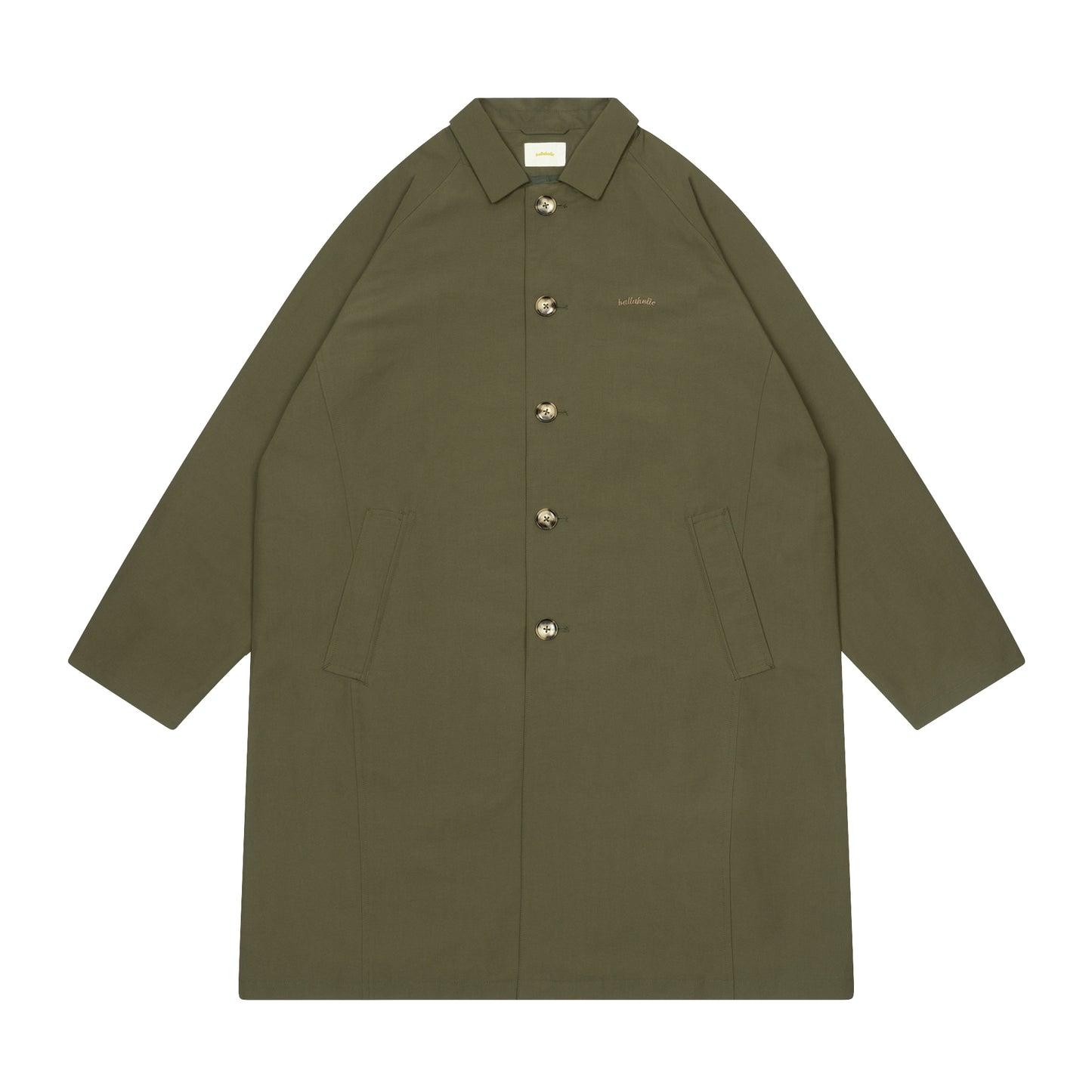 Logo Soutien Collar Coat (olive)
