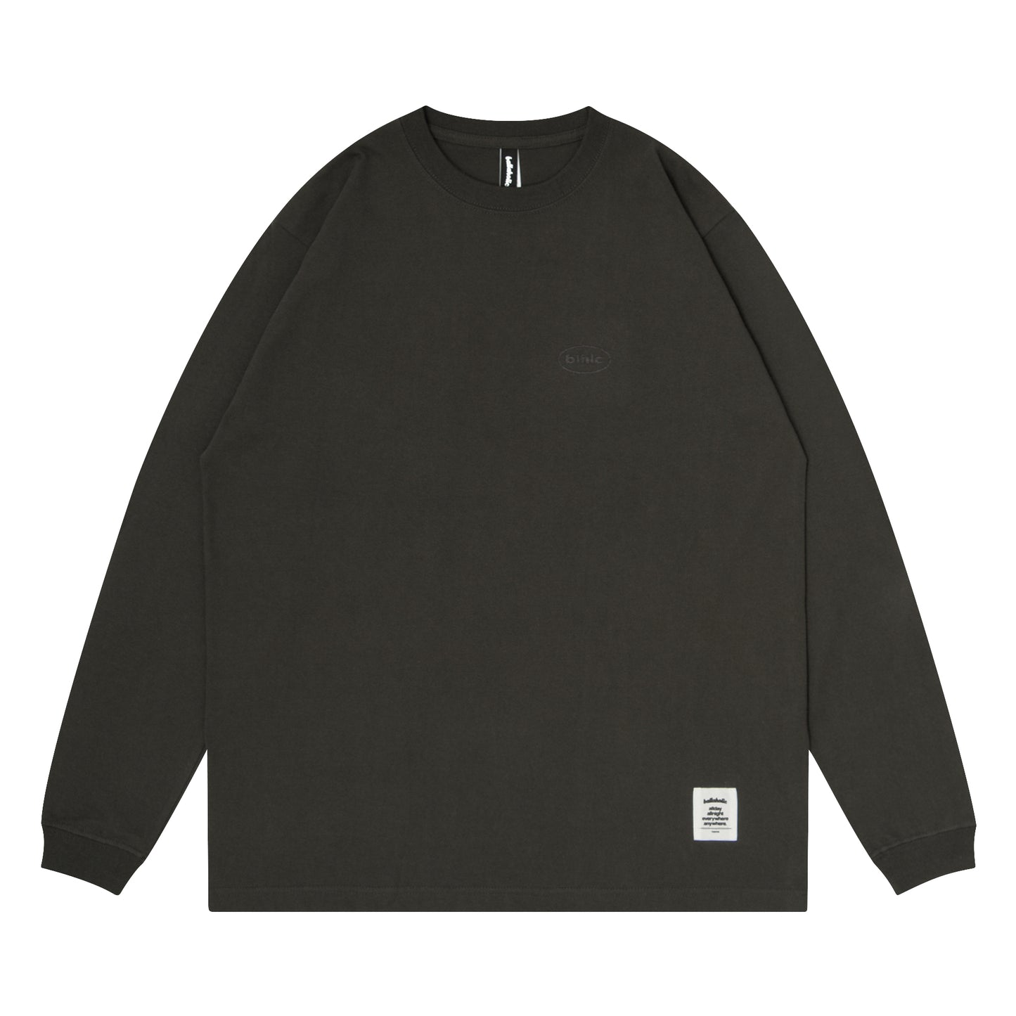 Halftone blhlc Oval Logo Long Tee (sumi)