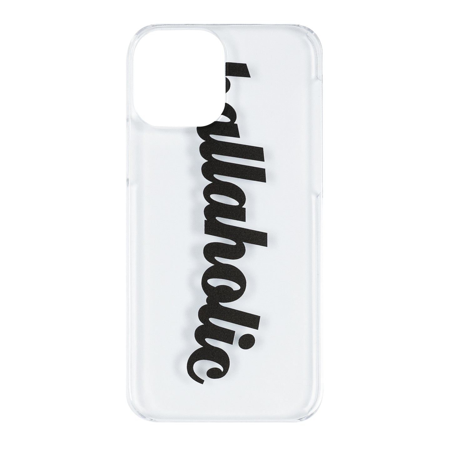 Clear iPhone Case (black)