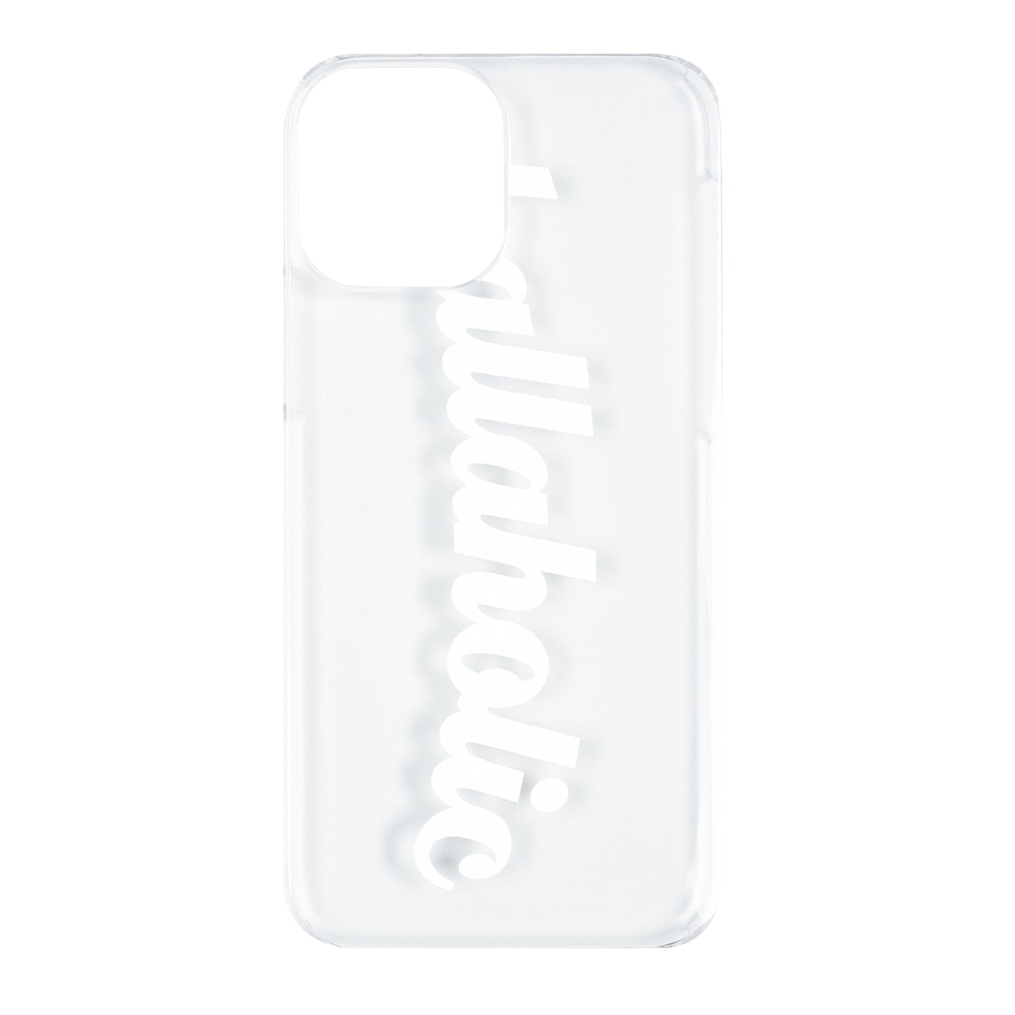 Clear iPhone Case (white)