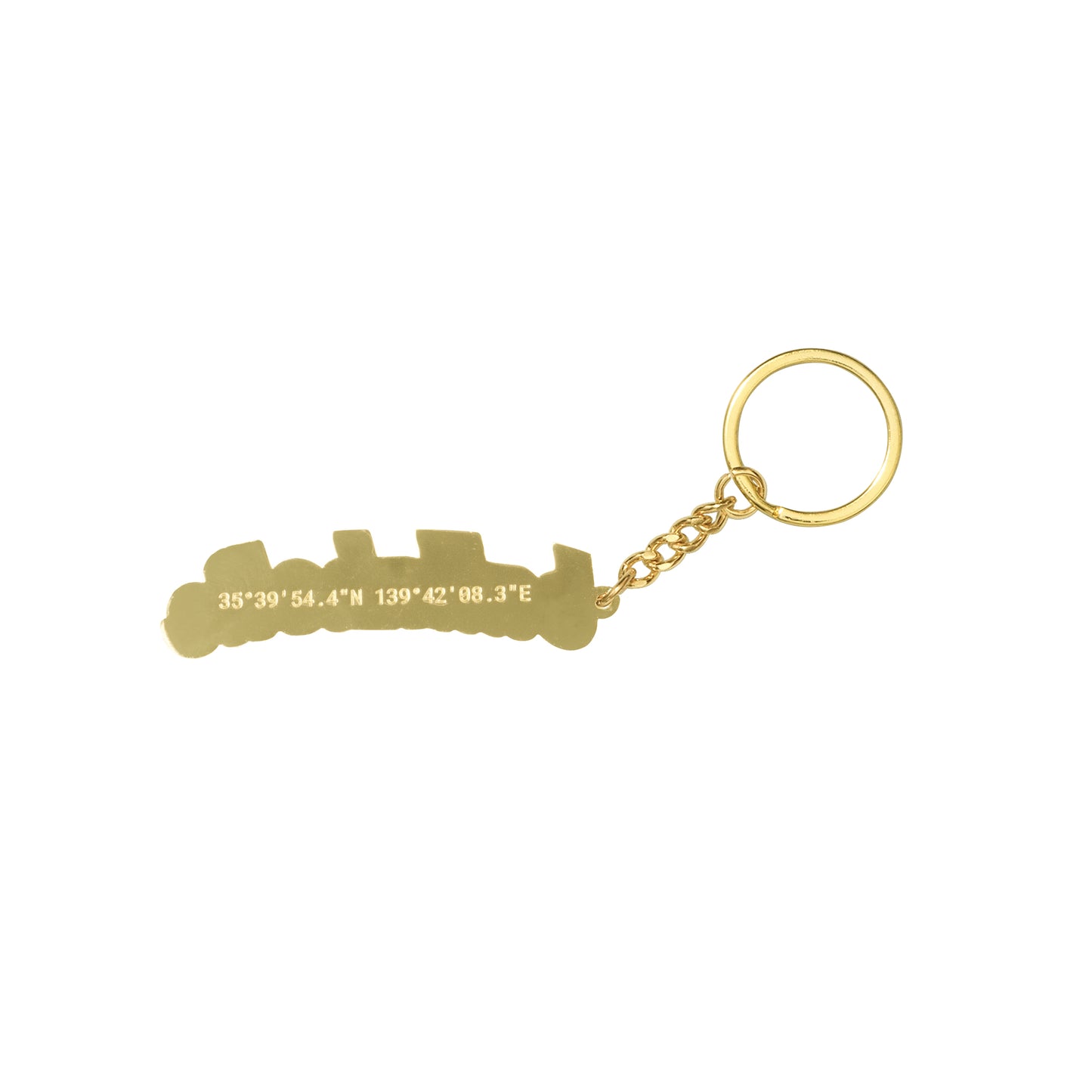 Logo Keychain (gold/light pink)