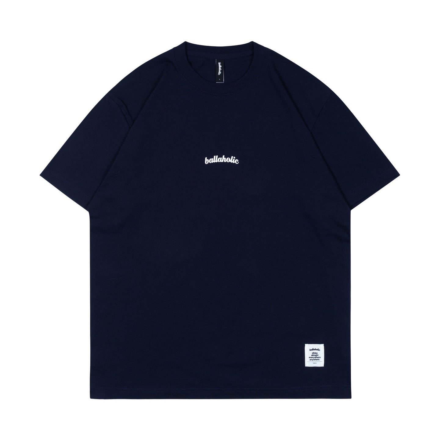 Small Logo Tee (navy/white)