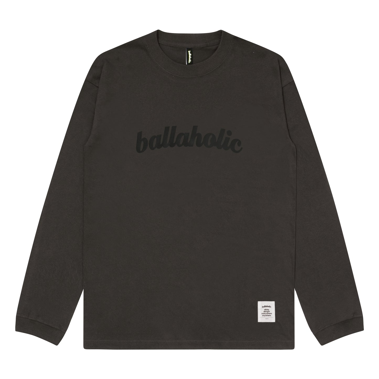 Logo Long Tee (sumi/black)