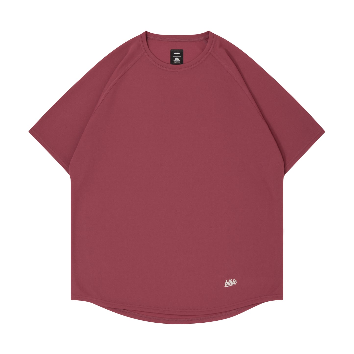 blhlc Back Print Cool Tee (red plum/reflector)