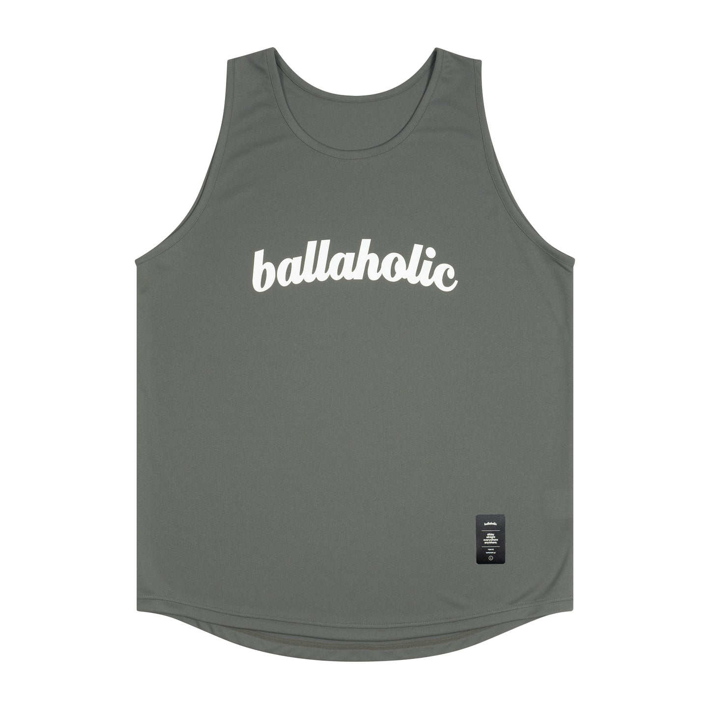 Logo Tank Top (charcoal gray/white)