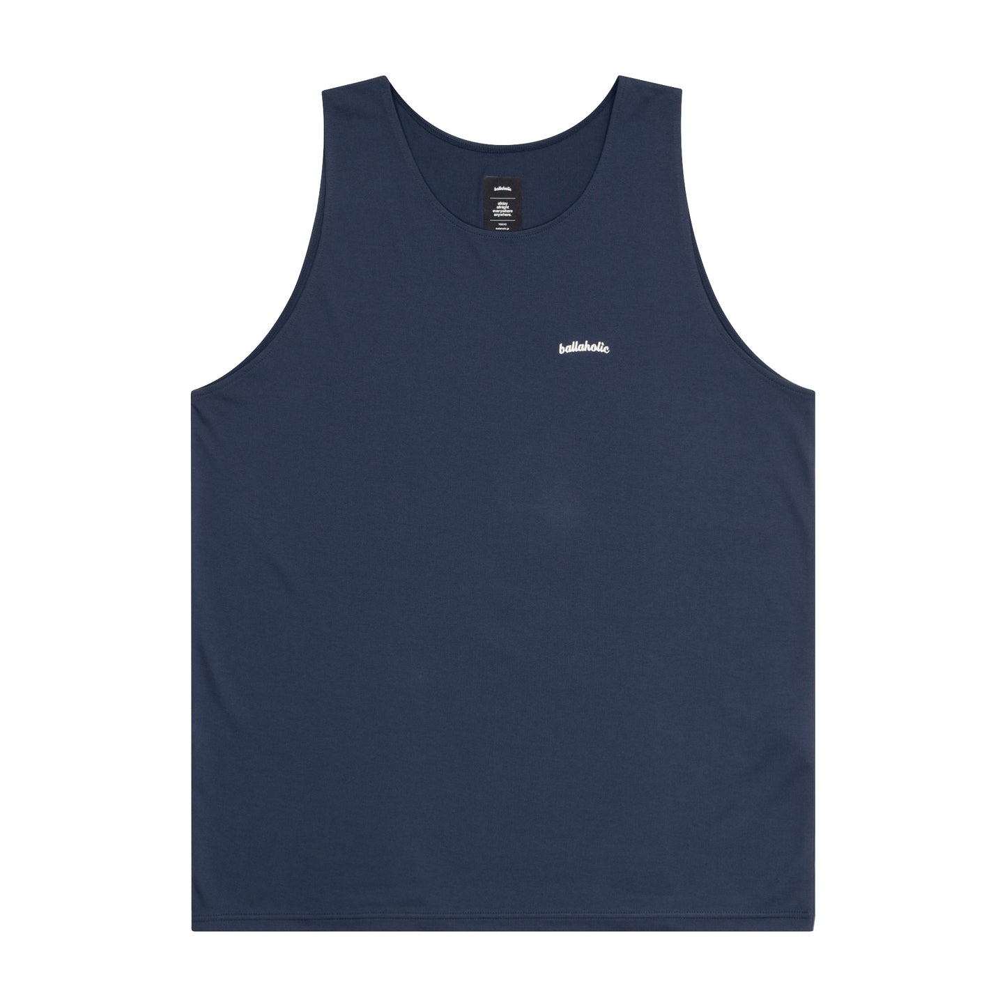 Logo Cotton Tank Top (navy)