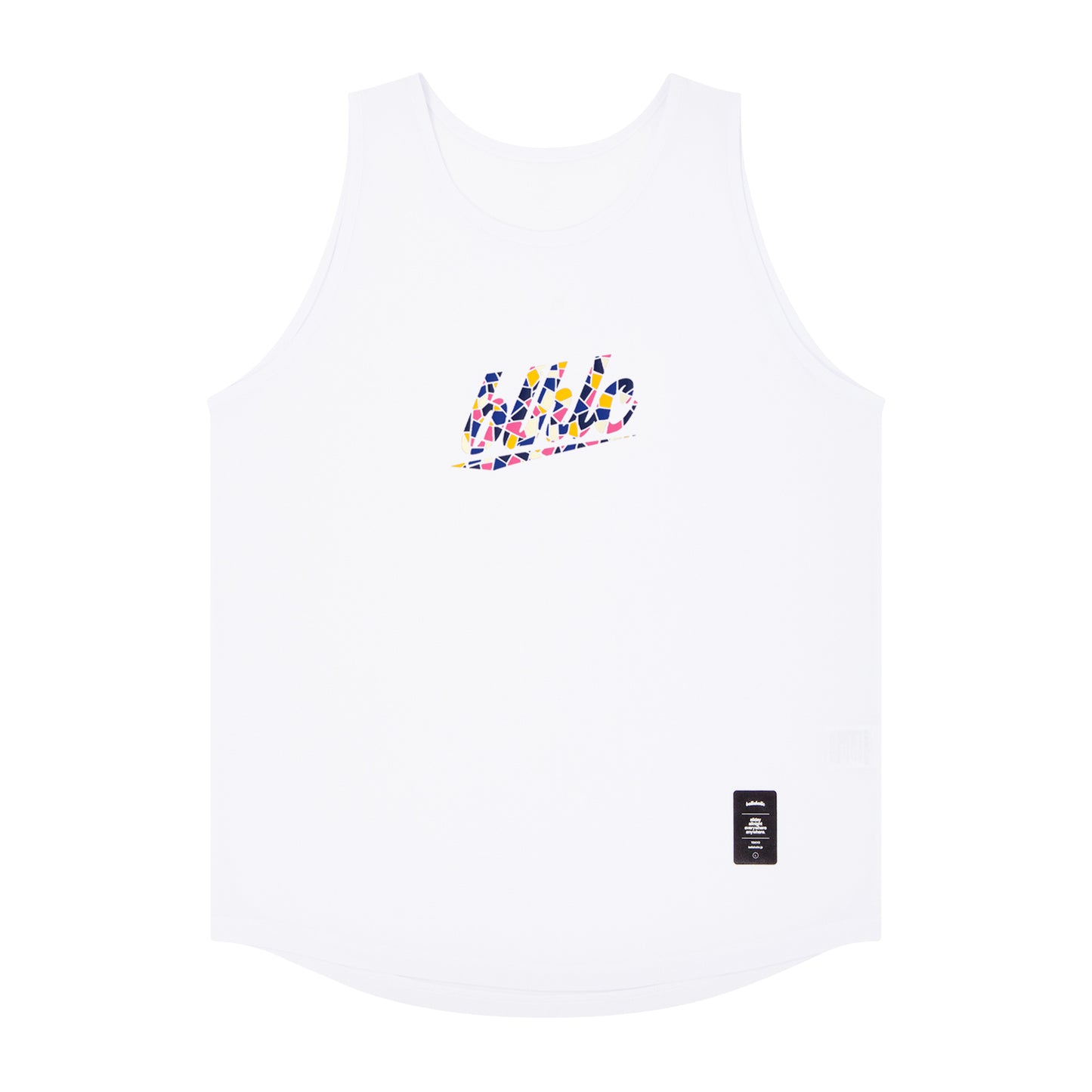 blhlc Tank Top (white/flower pink mosaic)