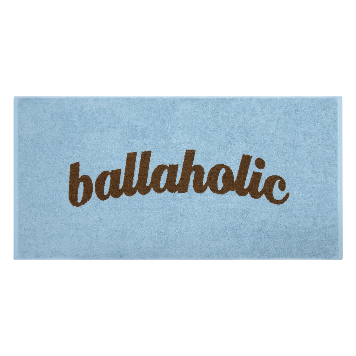 Logo Bath Towel (light blue/brown)