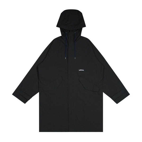 Logo Cotton Parka Jacket (black navy) – ballaholicオンラインショップ