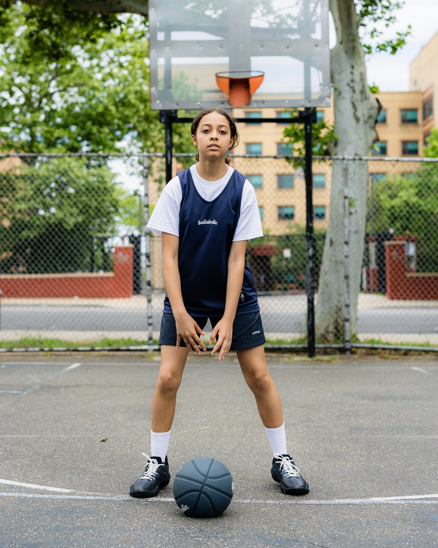 W Face Tank Top (navy nights)